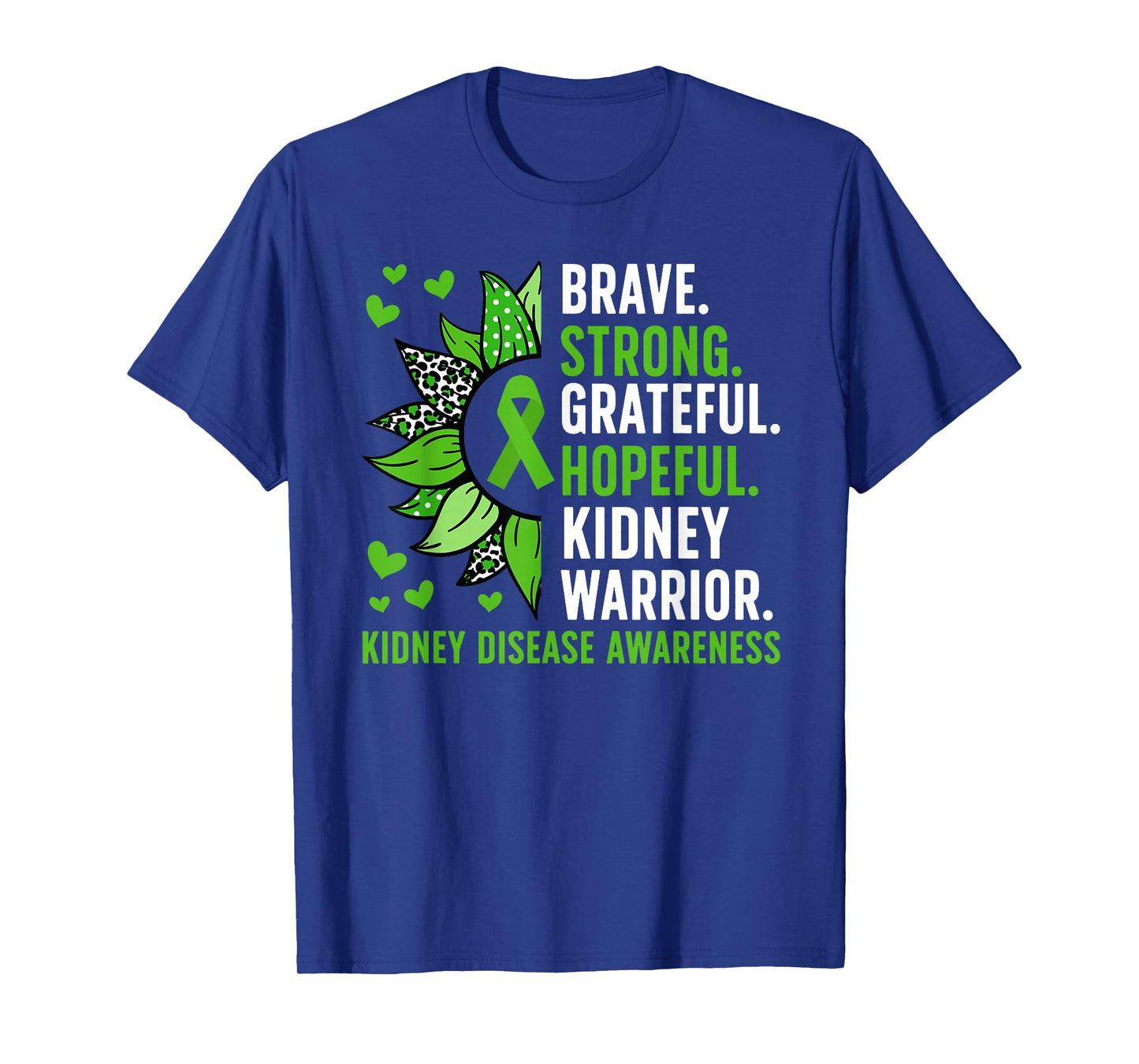 Kidney Disease Warrior Kidney Disease Awareness Month T-Shirt