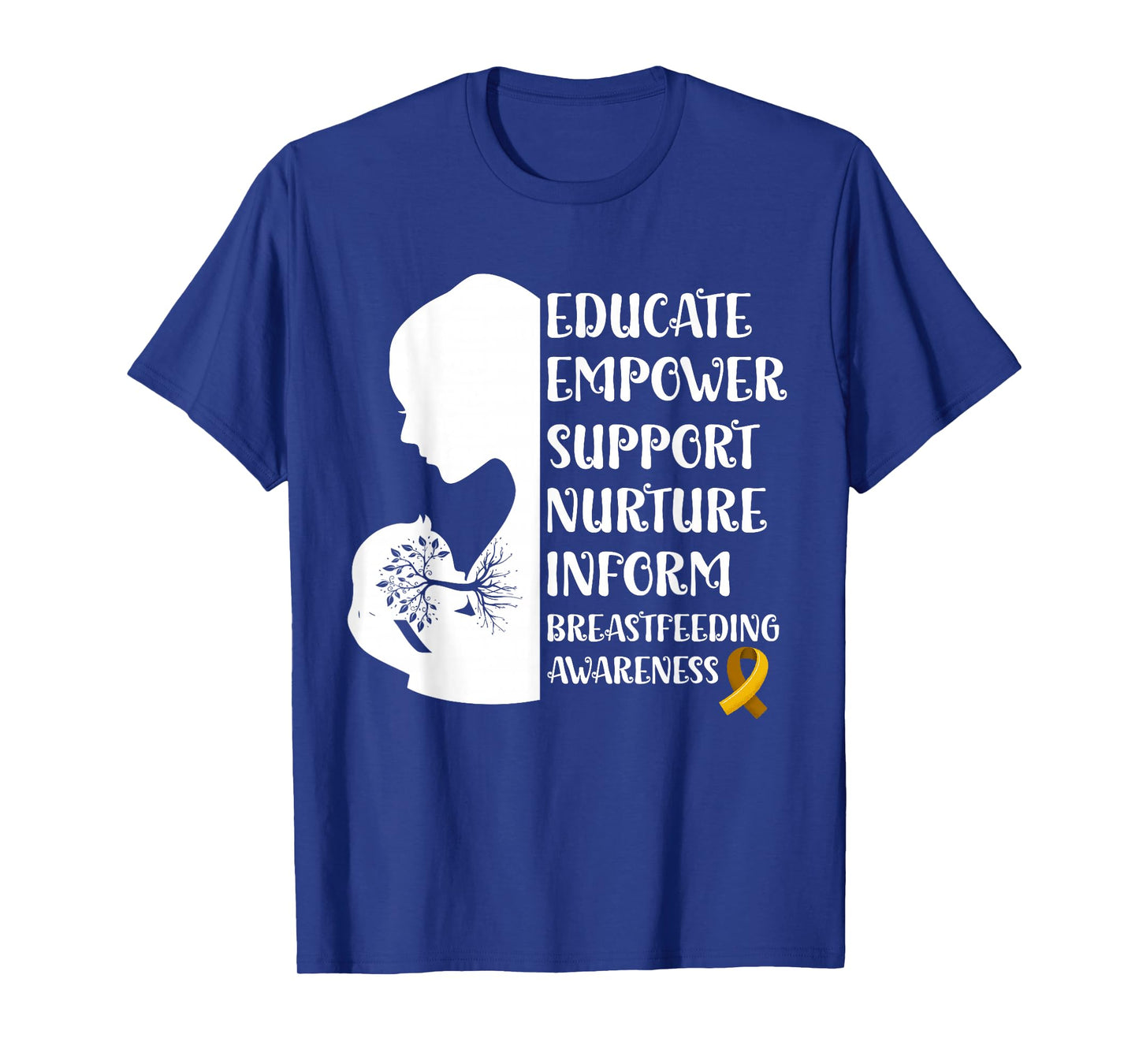 Breastfeeding Awareness Family USA Breast Milk Lactation T-Shirt
