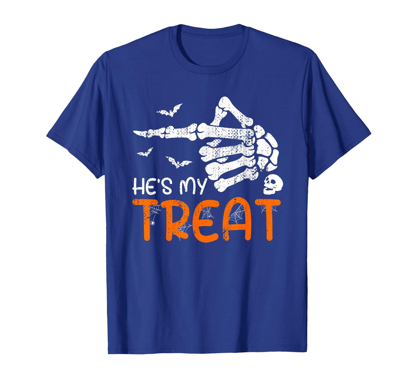 He's My Treat Skeleton Hand Halloween Costume Couples T-Shirt
