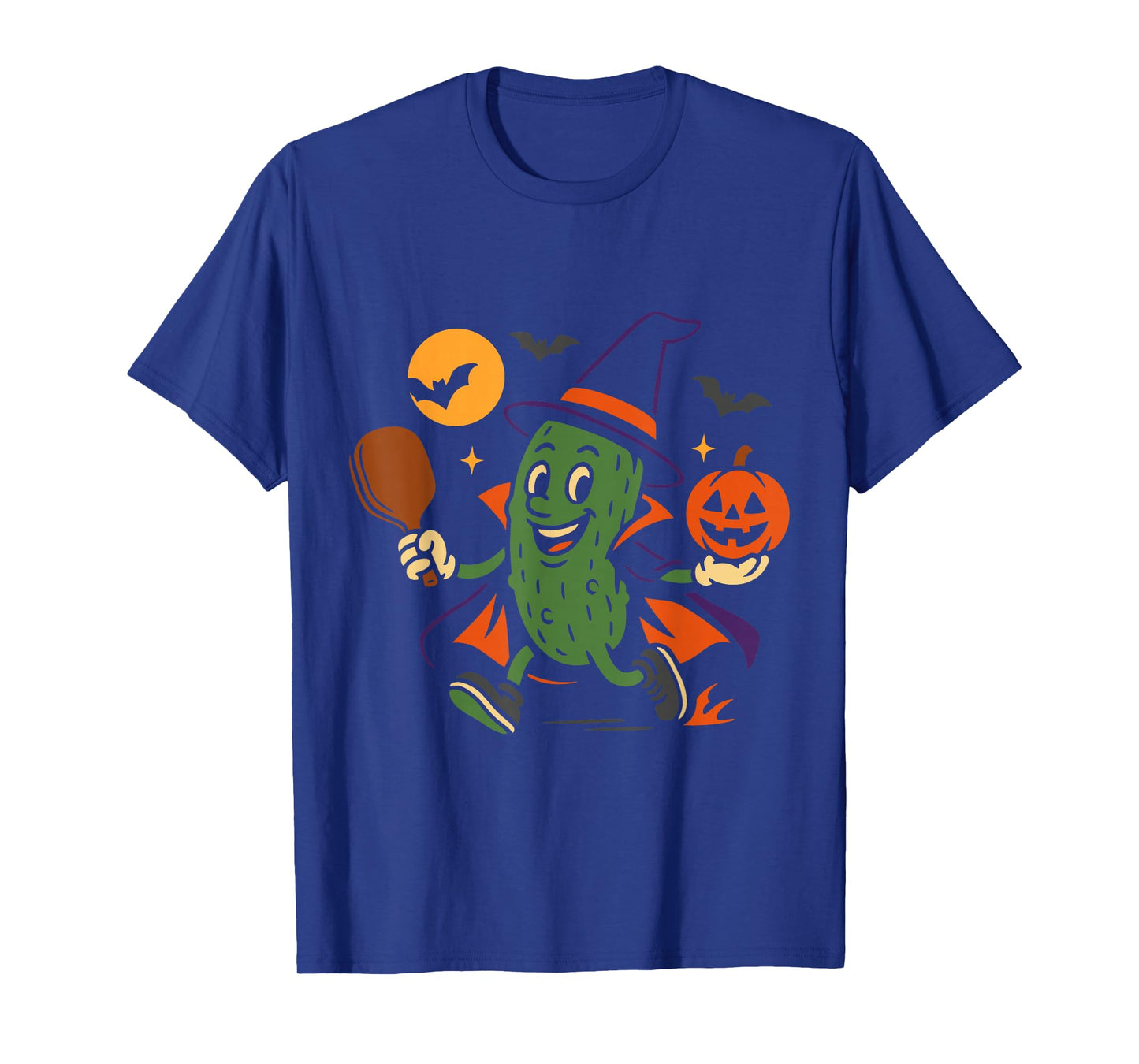 Pickleball Witch Halloween Funny Costume Design T-Shirt
