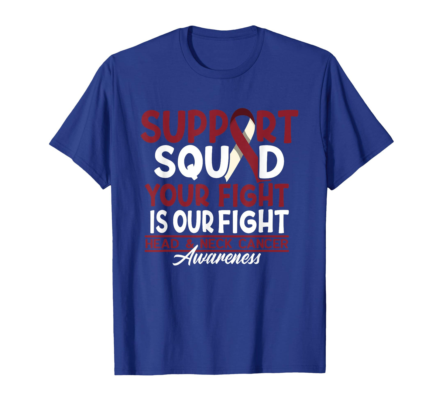 Support Awareness Squad I HNSCC Head And Neck Cancer T-Shirt