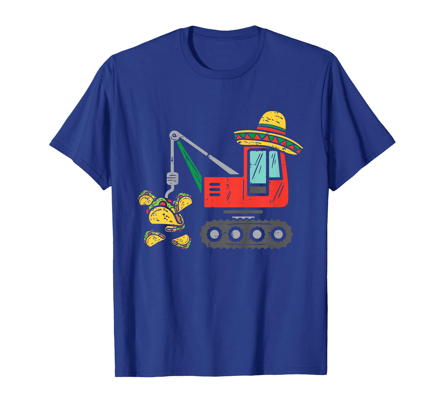 Kids Mexican Crane Tacos Boys Cinco De Mayo Fiesta Kids Toddler T-Shirt