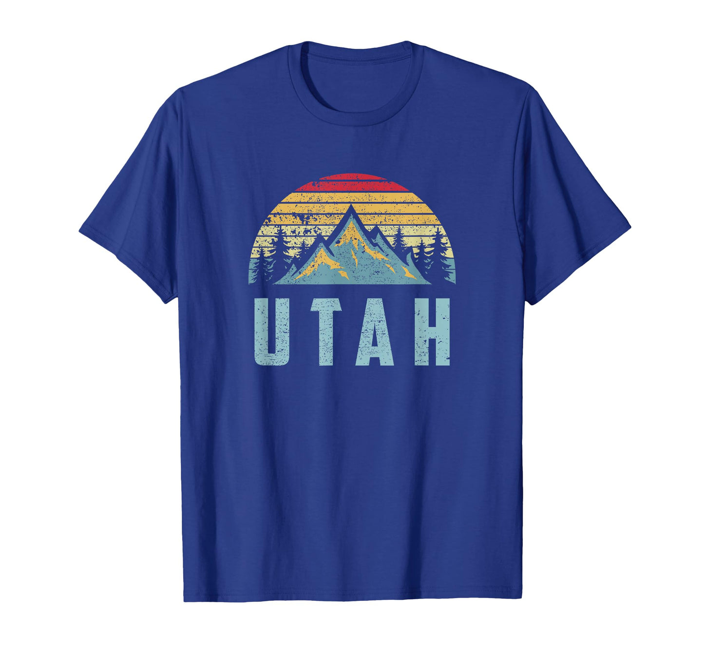 Utah Tee - Retro Vintage Mountains Hiking Nature T Shirt T-Shirt