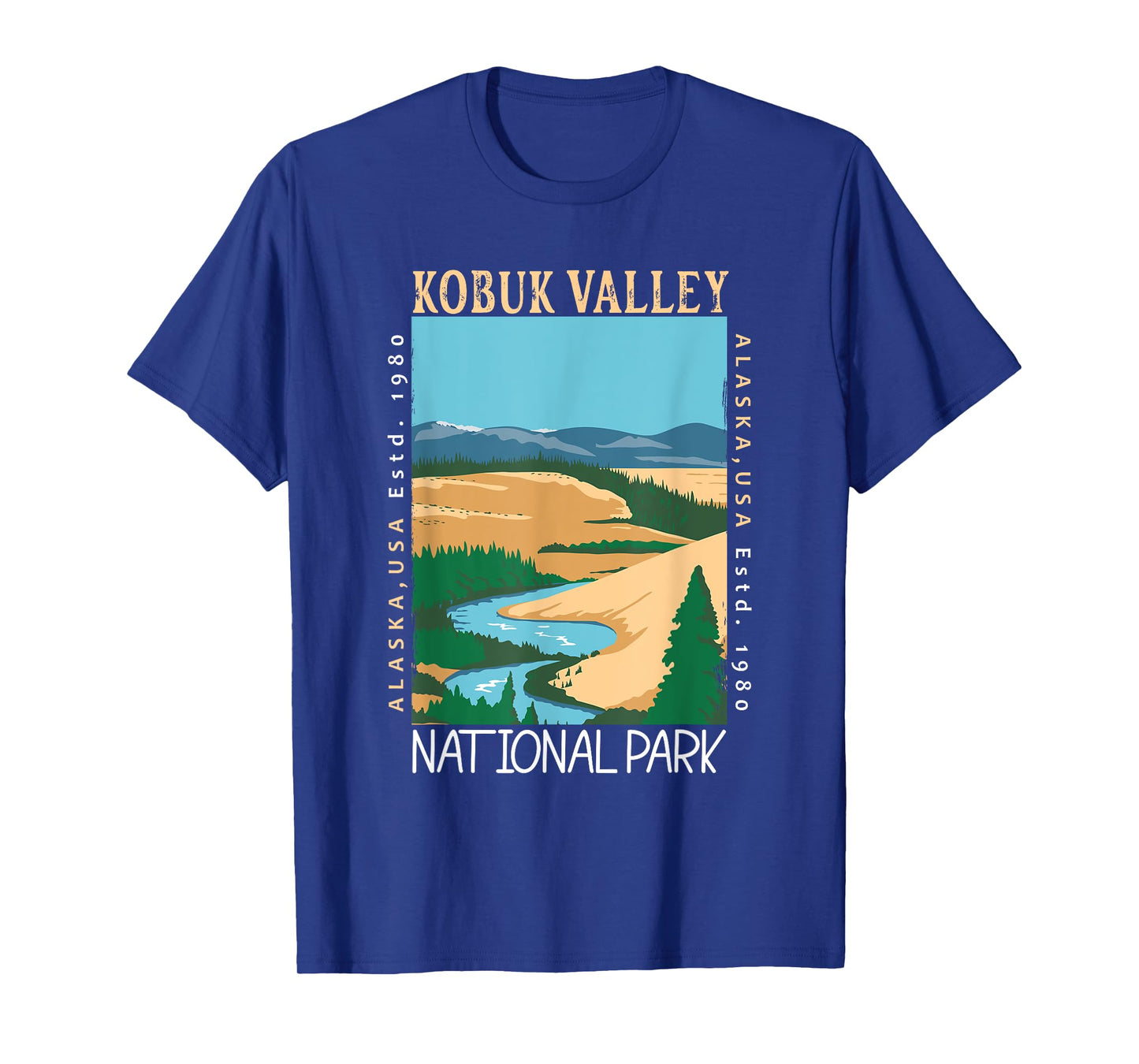 Kobuk Valley National Park Alaska Distressed Vintage T-Shirt