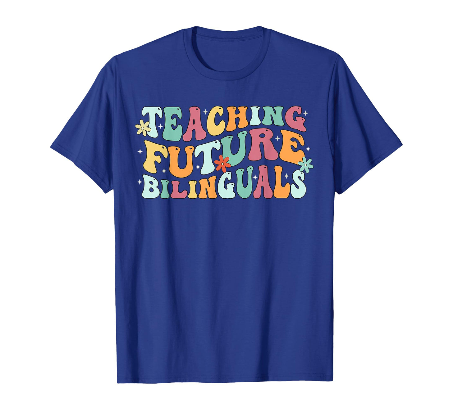 Retro Groovy Maestra Funny Spanish Teacher Bilingual Women T-Shirt