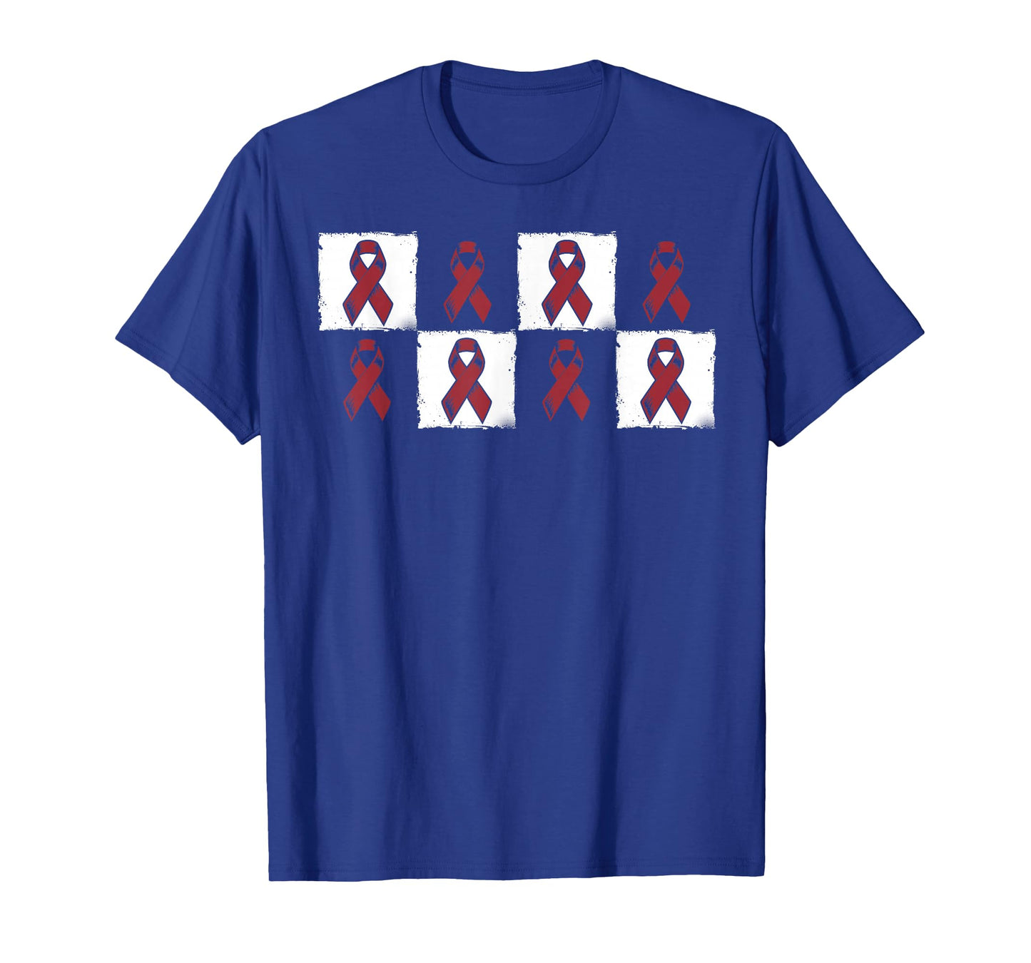 Ribbon- Multiple Myeloma Cancer Awareness Supporter T-Shirt