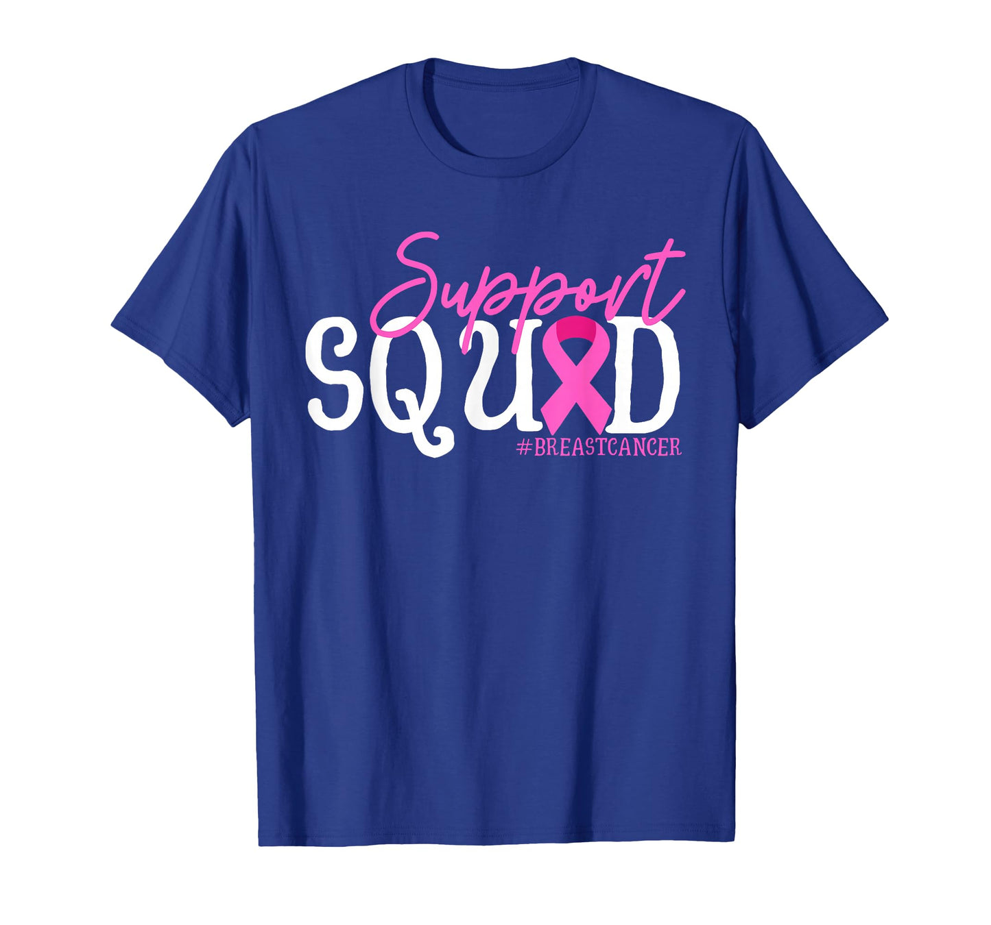 Support Squad Breast Cancer Awareness Pink Ribbon T-Shirt