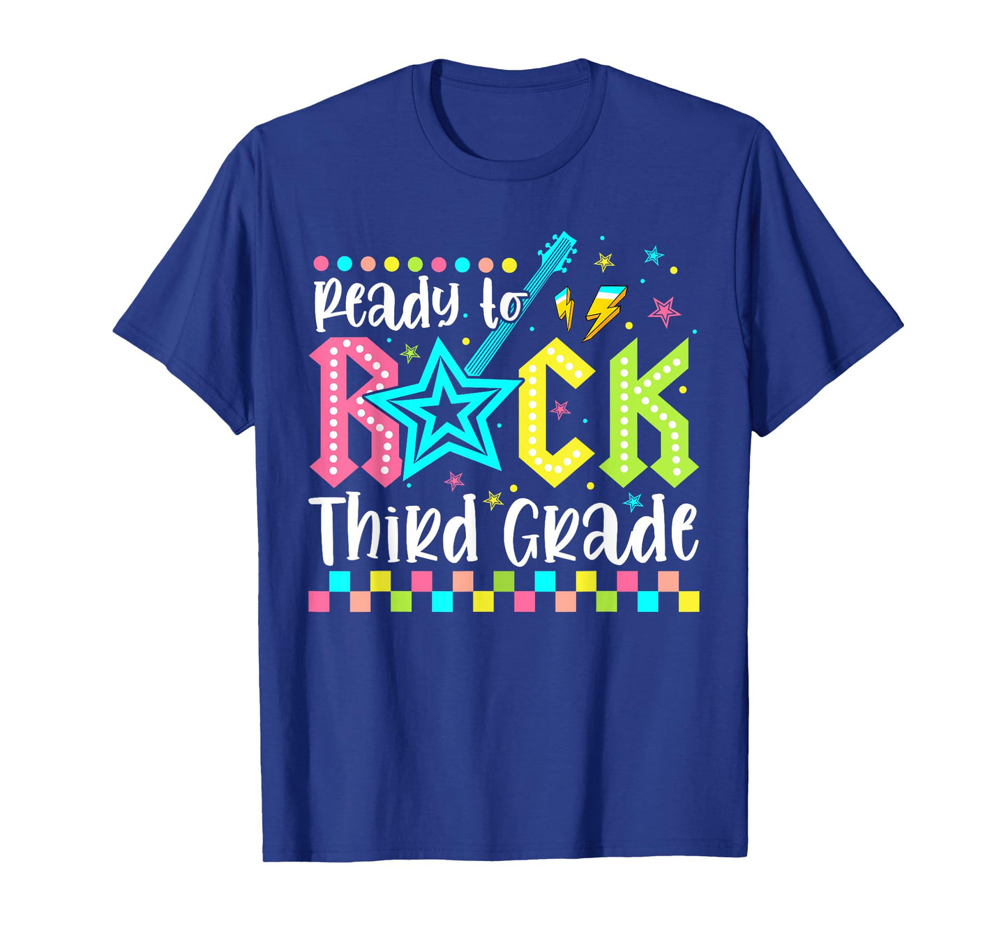 Ready To Rock Third Grade Back To School 3rd Grade Boys Kids T-Shirt