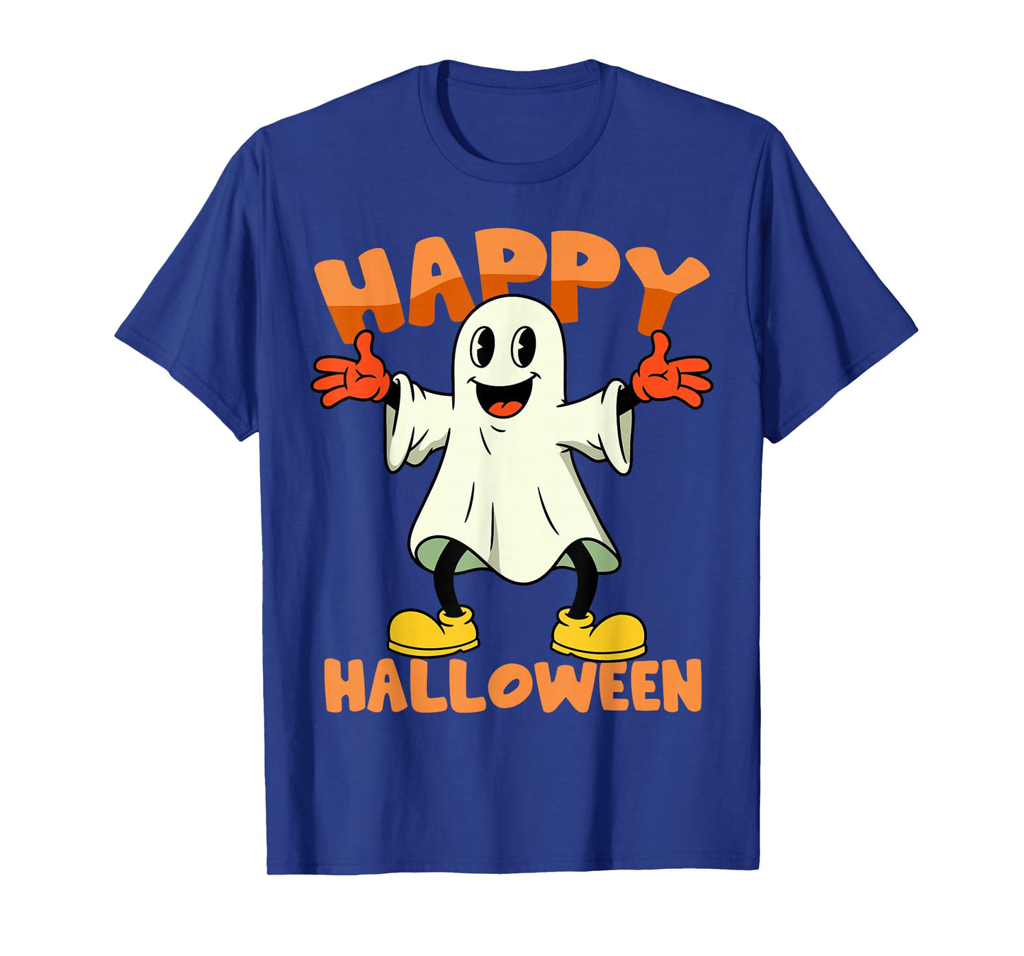 Funny Happy Halloween Boo Ghost Matching Family Couples 2025 T-Shirt