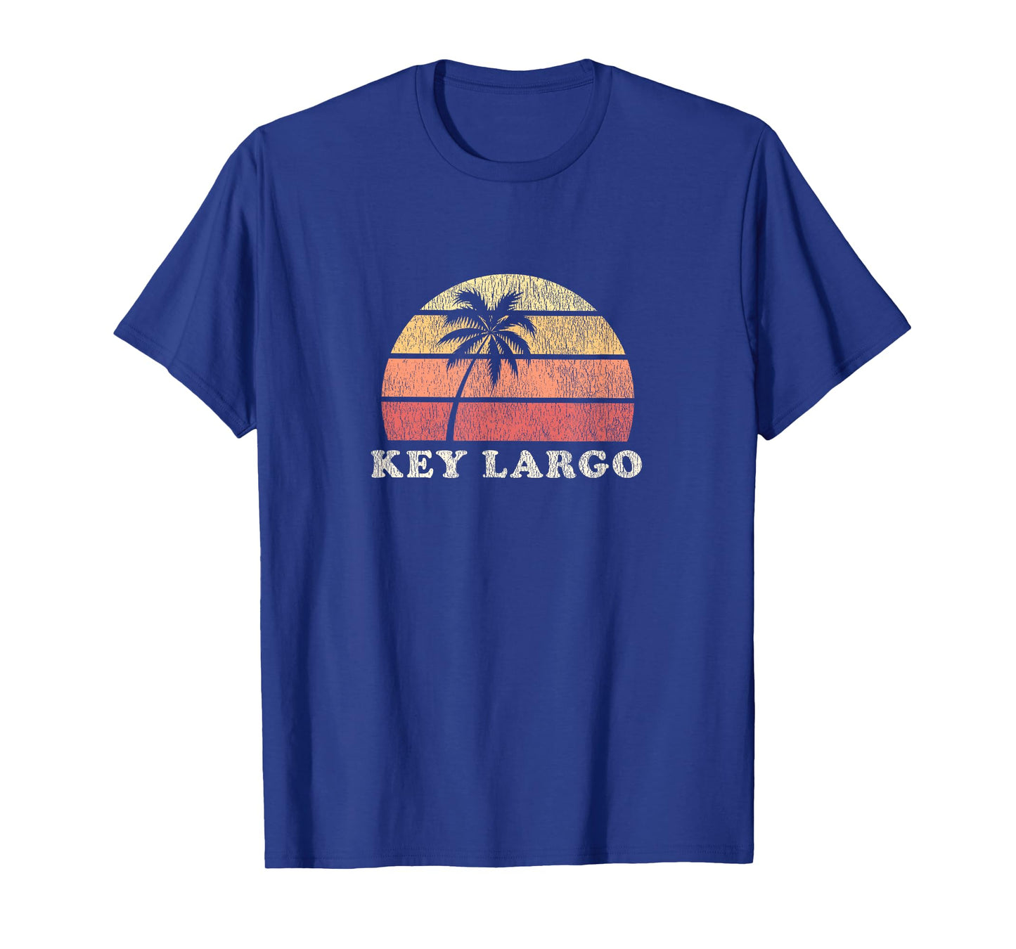 Key Largo FL Vintage 70s Retro Throwback Design T-Shirt