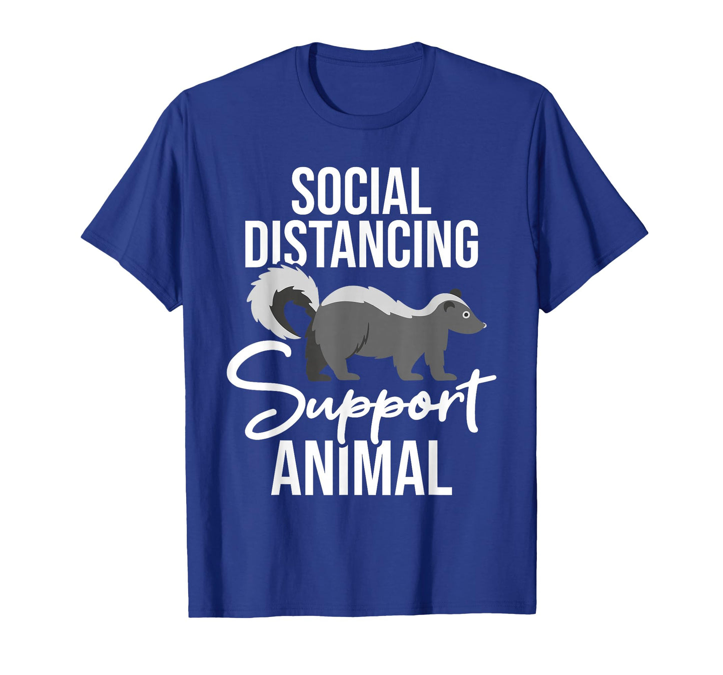 Social Distancing - Skunk Wildlife Lover Zookeeper Zoologist T-Shirt