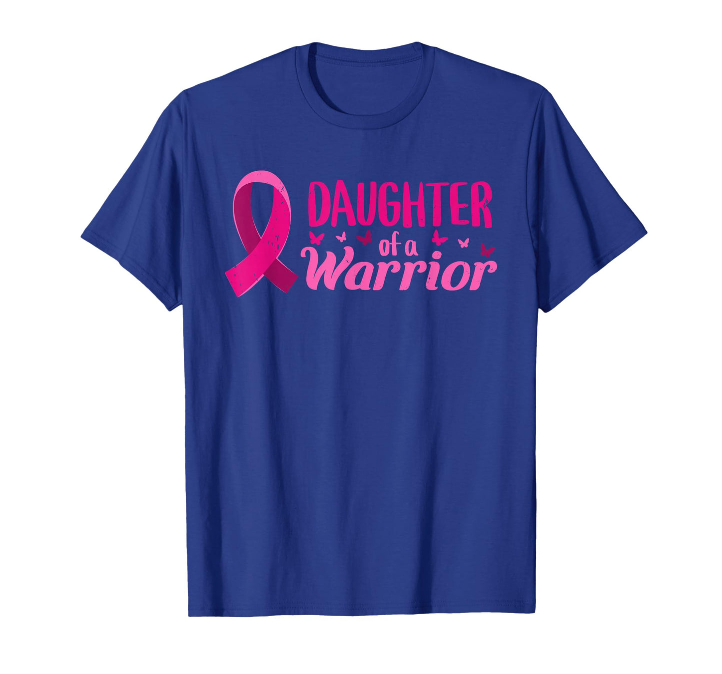 Breast Cancer Awareness Daughter Of A Warrior Pink October T-Shirt