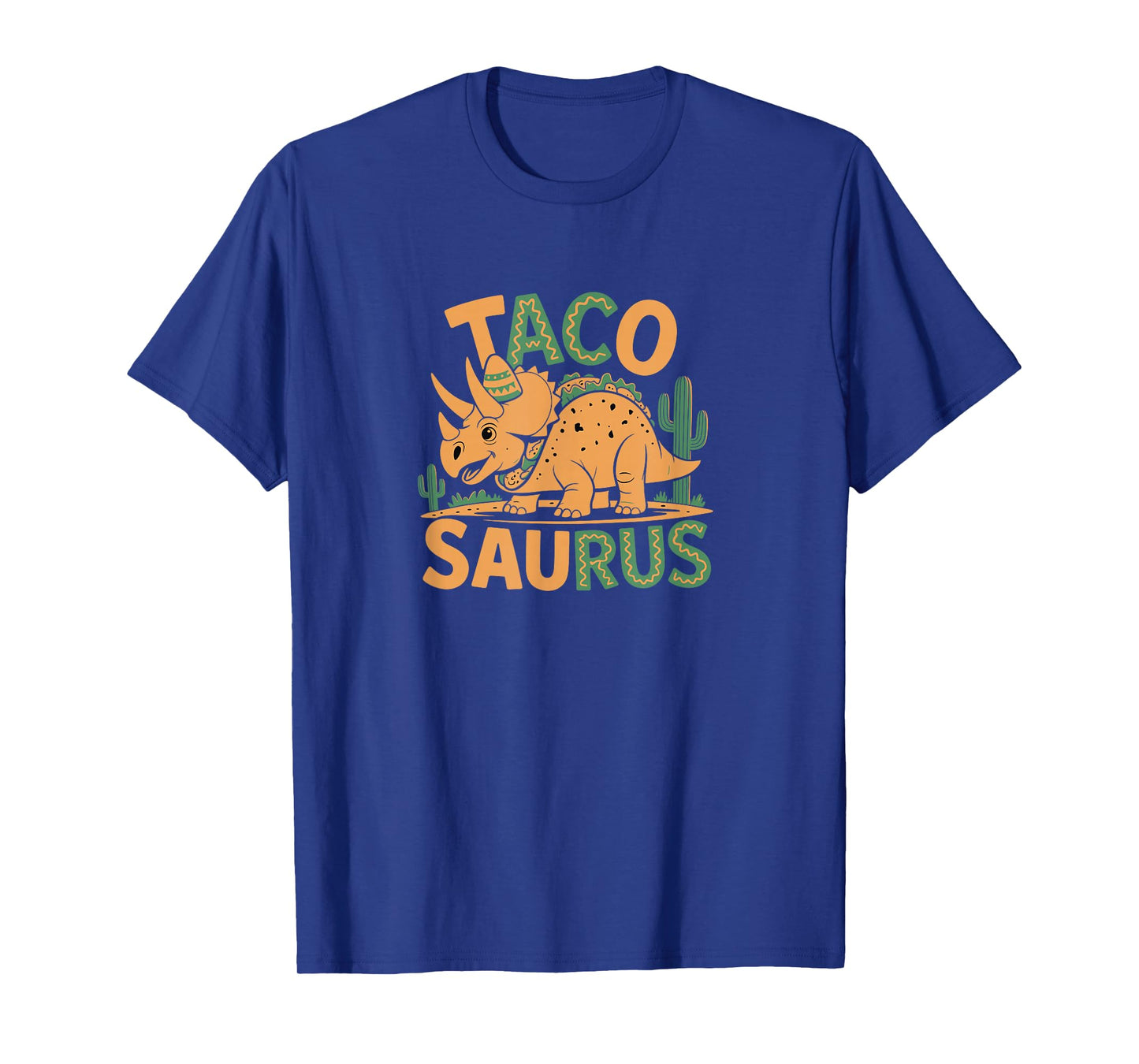 Tacosaurus Funny Dinosaur Triceratops Taco Pun T-Shirt