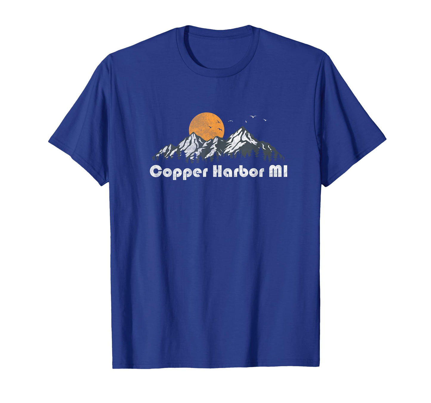 Copper Harbor Michigan MI Vintage 70s Graphic Retro T-Shirt
