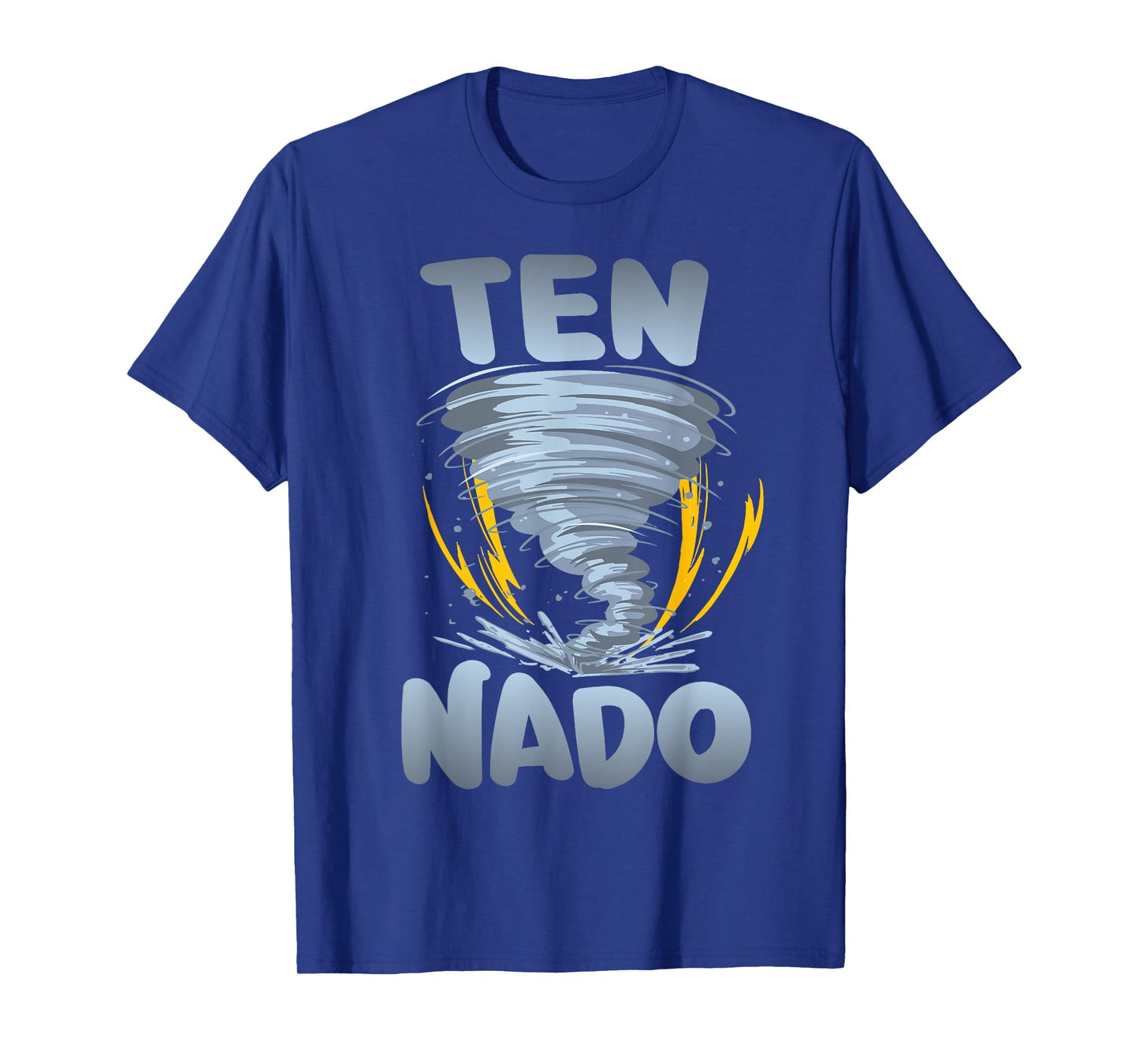 Ten-nado Warning 10th Birthday Tornado Themed Birthday T-Shirt