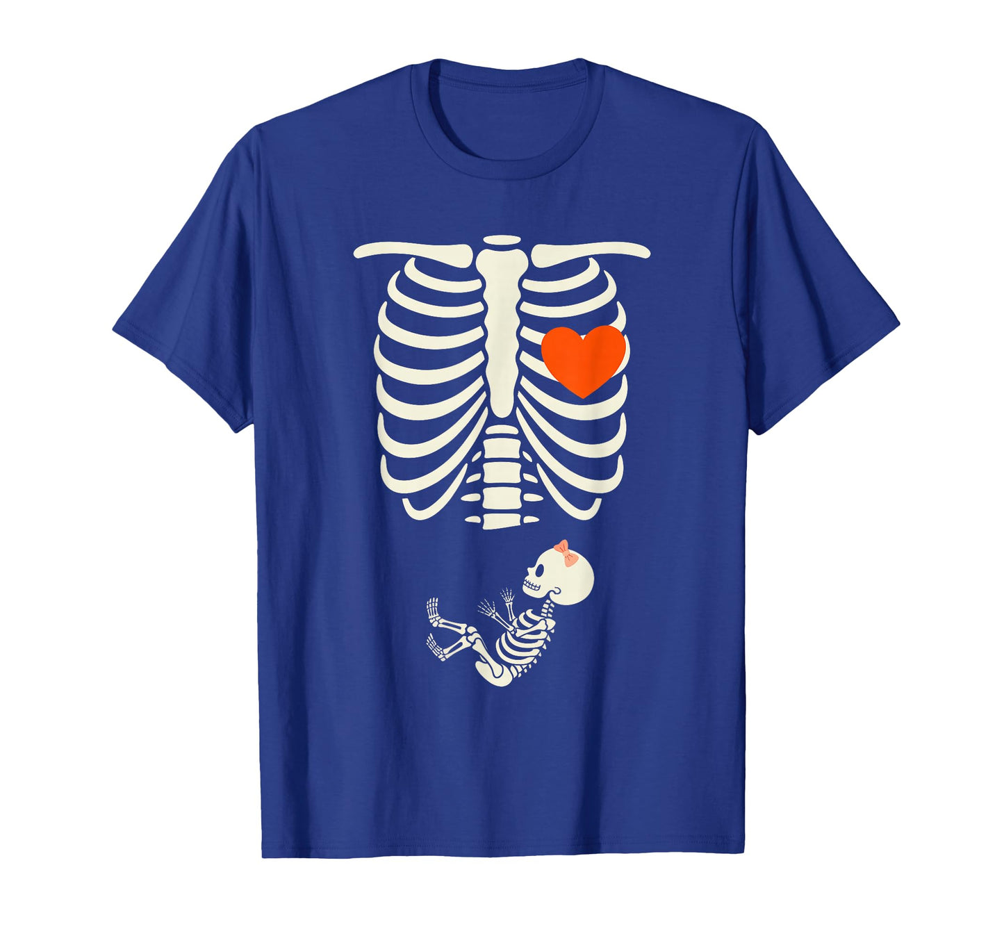 Baby Shower Skeleton Halloween Pregnancy Annoucement Girls T-Shirt