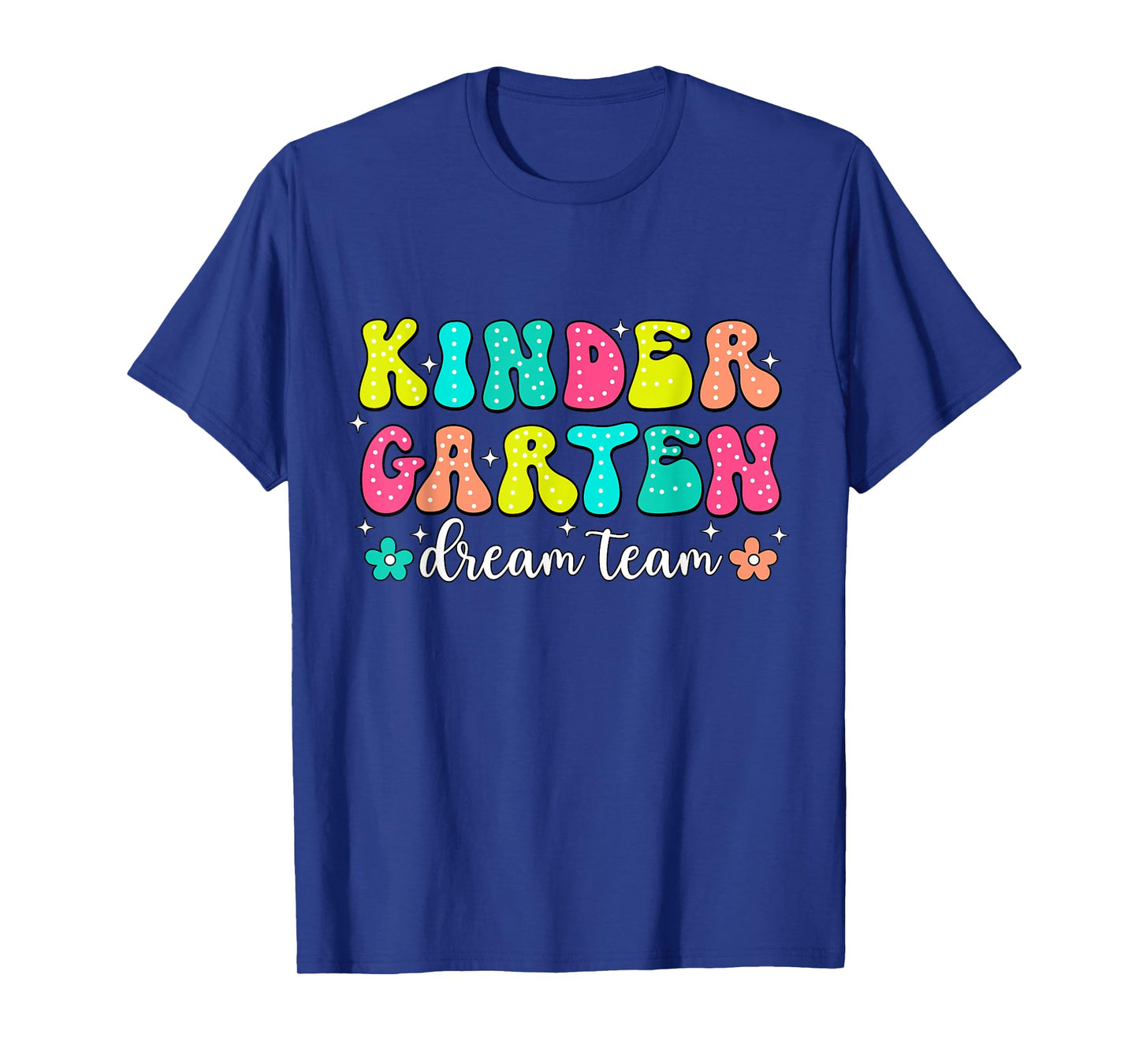 Groovy Kindergarten Dream Team Back To School Teacher Kids T-Shirt