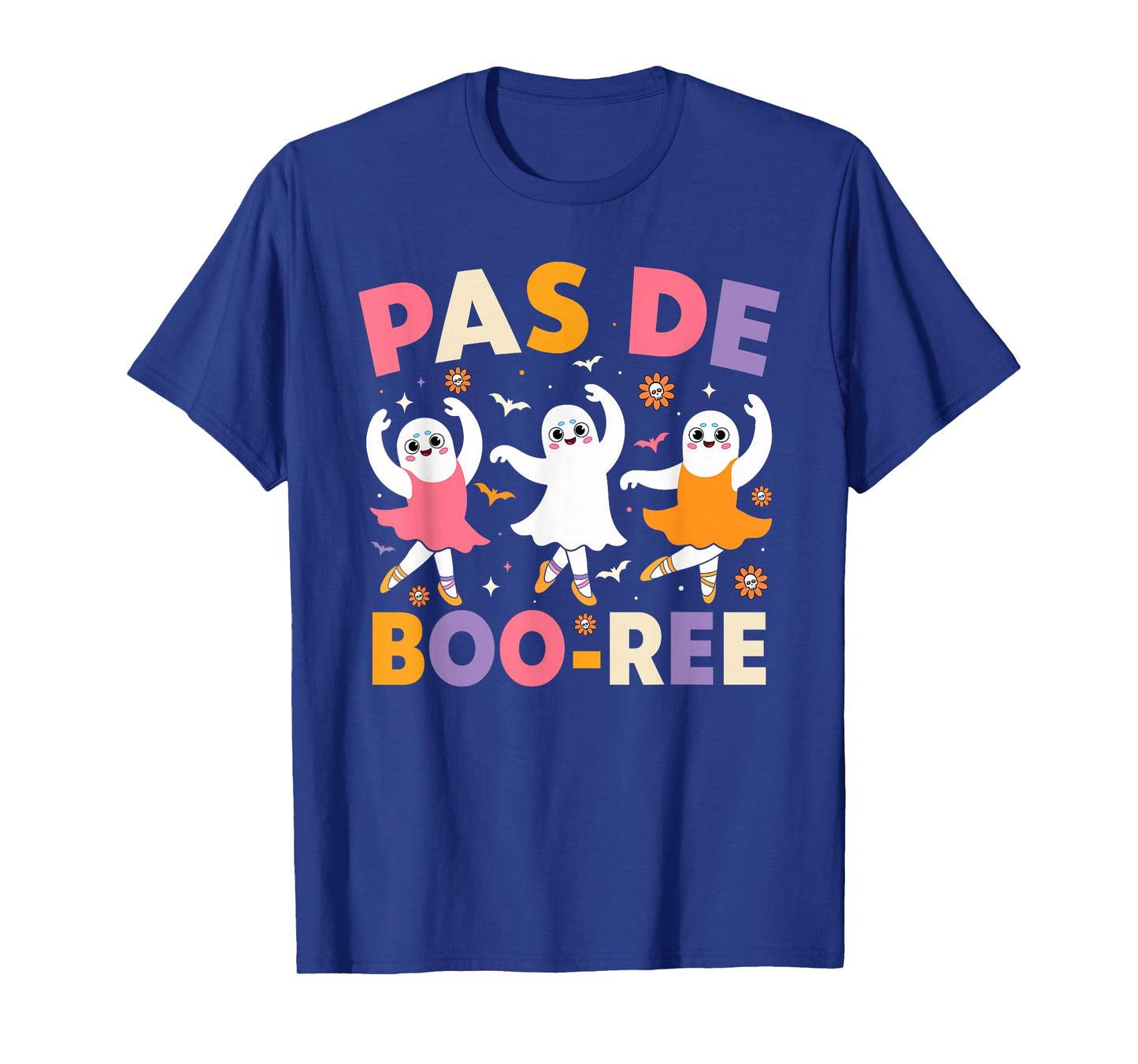 Pas De Boo-Ree Ballet Dancer Ghost Dancing Funny Halloween T-Shirt