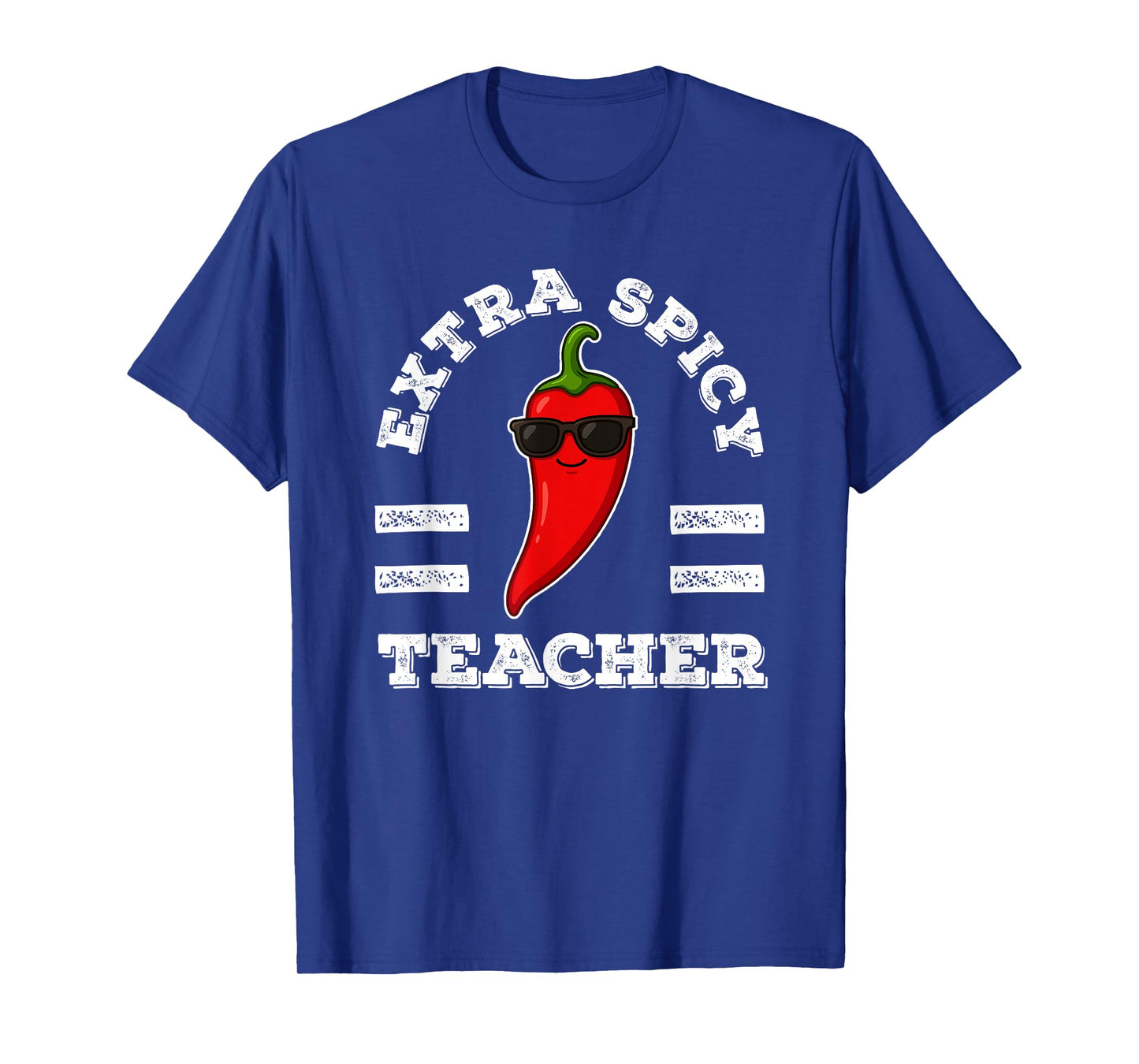 Extra Spicy Teacher Womens Foodie Humor Hot Chili Pepper Pun T-Shirt