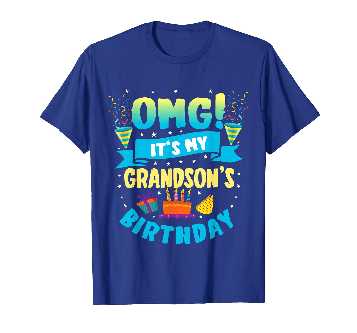 OMG It's My Grandson Birthday T-Shirt