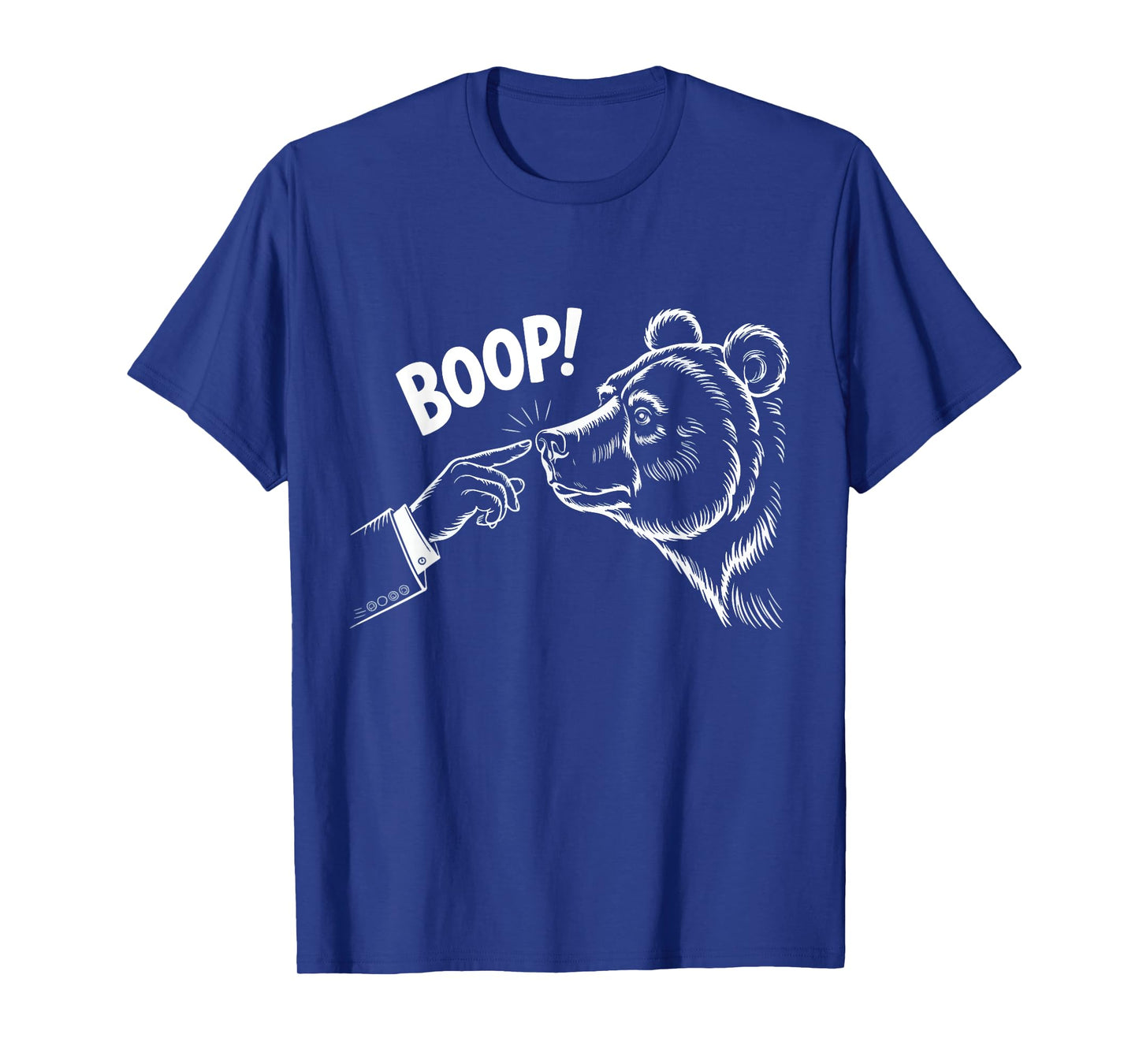 Bear Boop National Park Humor Boop Bear Nose T-Shirt
