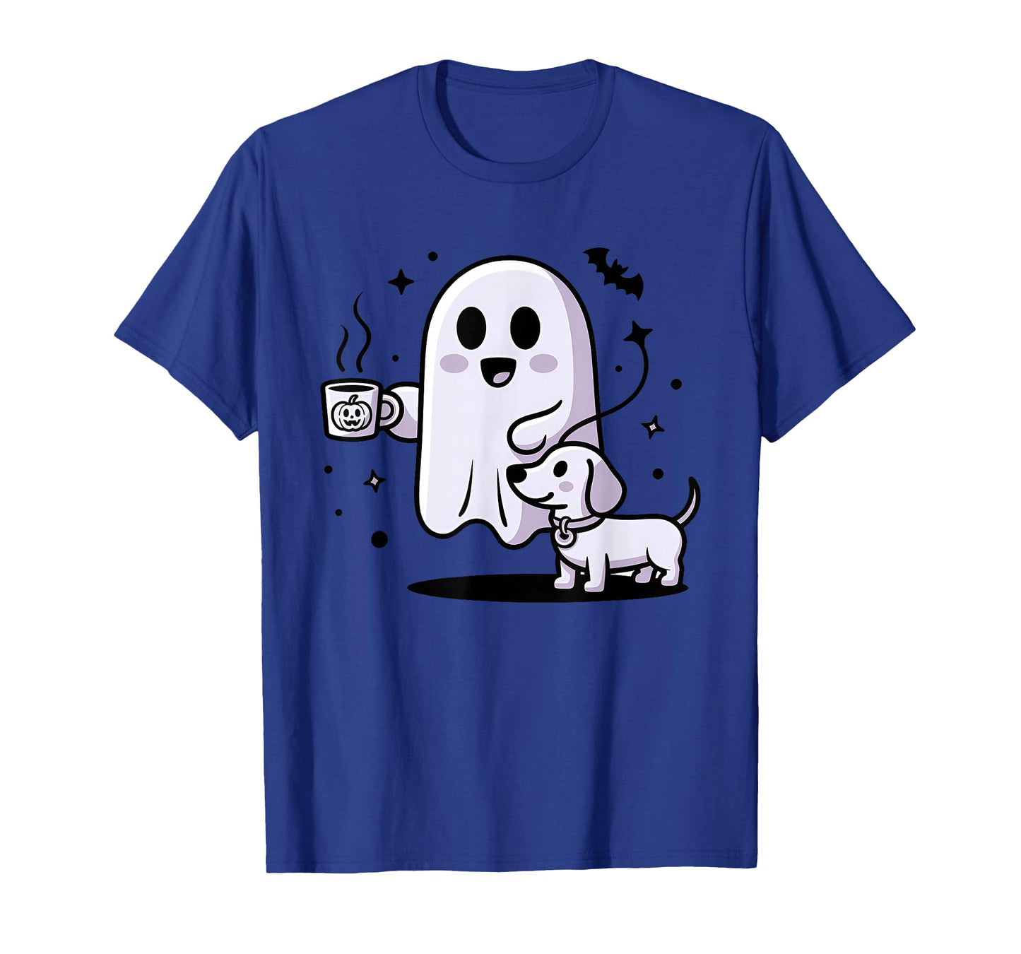 Funny Dachshund Ghost Halloween Spooky Season Weenie Dog T-Shirt