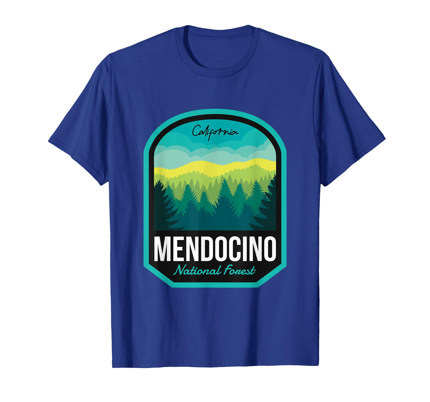 Mendocino National Forest CA T-Shirt