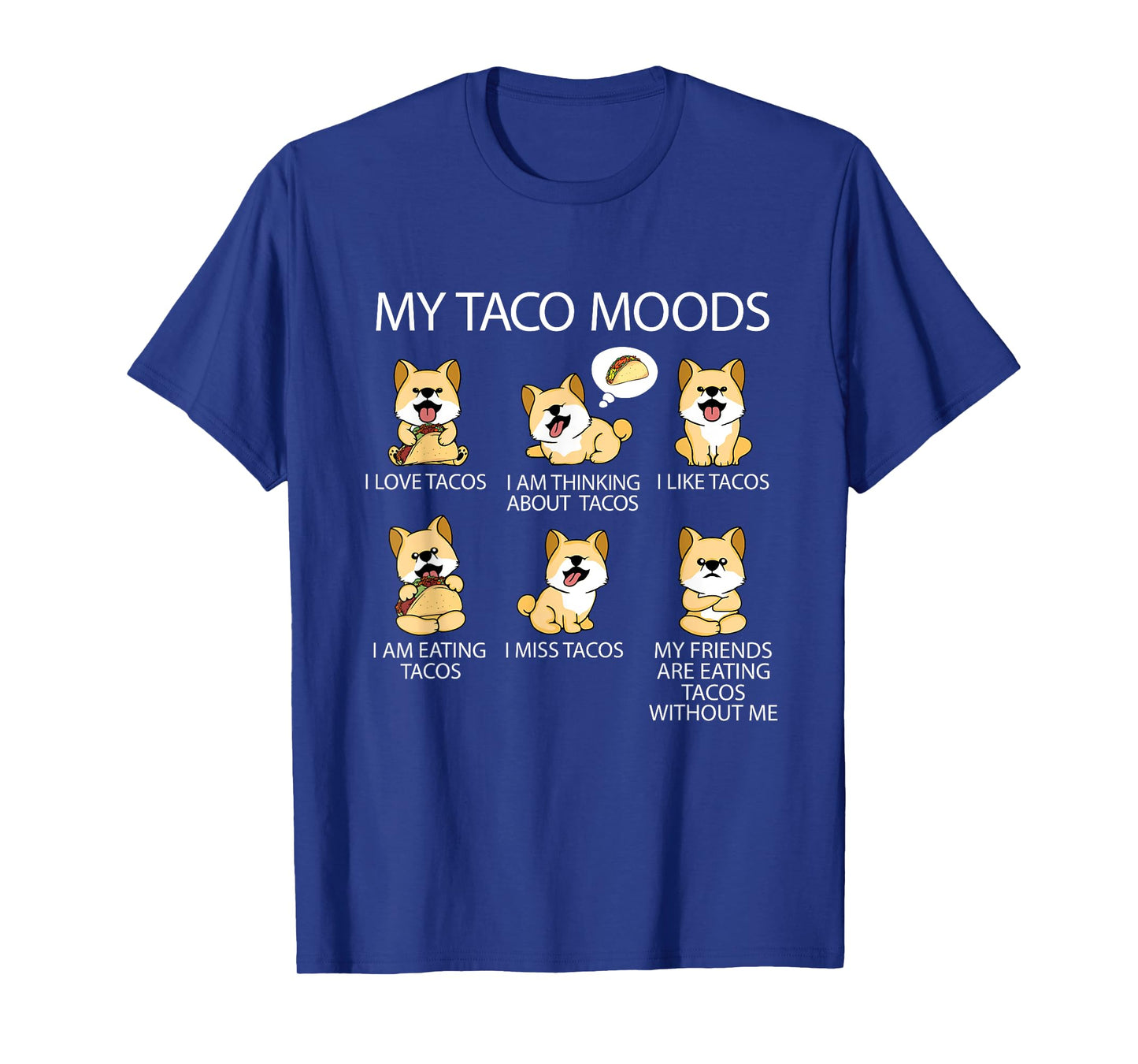Shiba Inu Taco Lover Women Dog Owner Tacos T-Shirt
