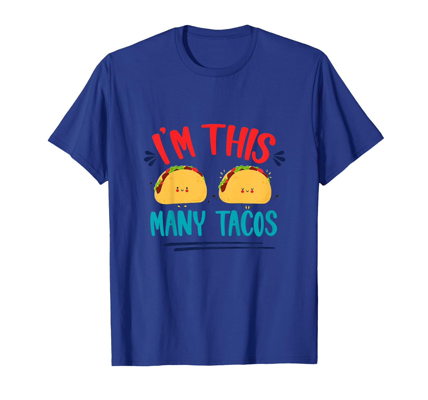 I'm This Many Tacos Mexican Fiesta 2nd Birthday Second Bday T-Shirt