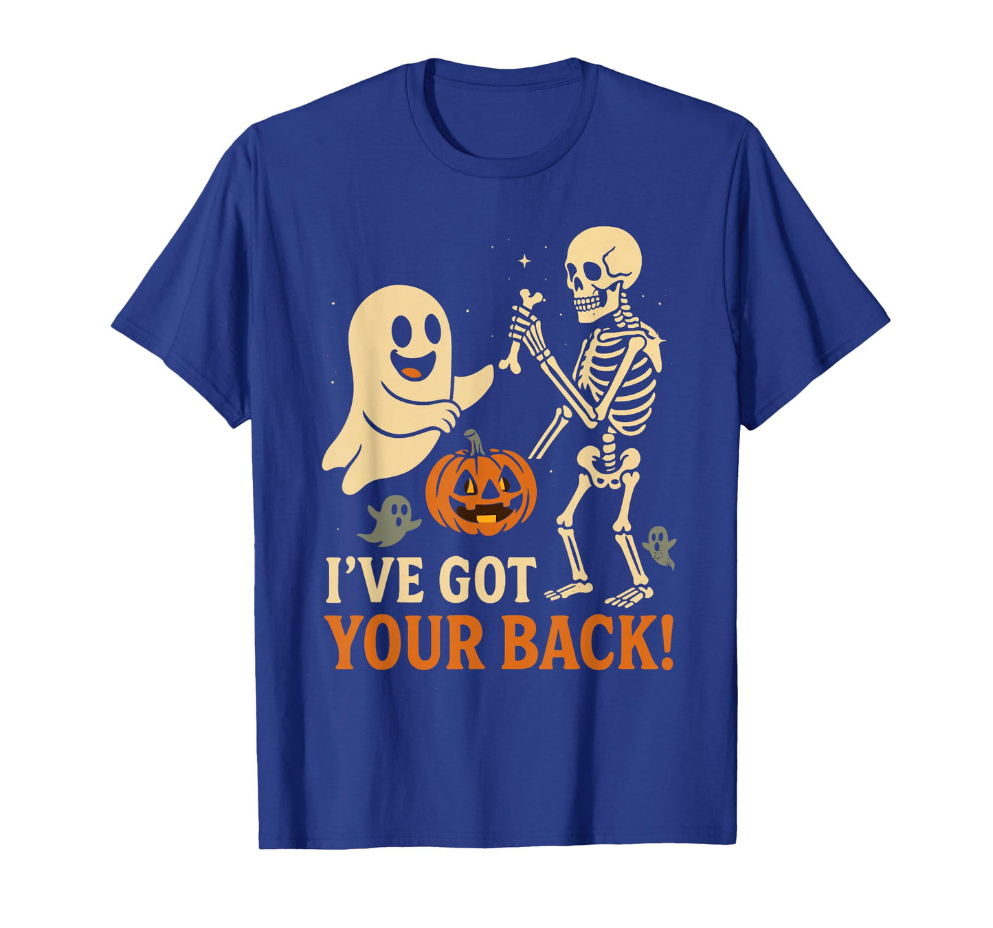 I’ve Got Your Back Funny Ghost Skeleton Halloween T-Shirt