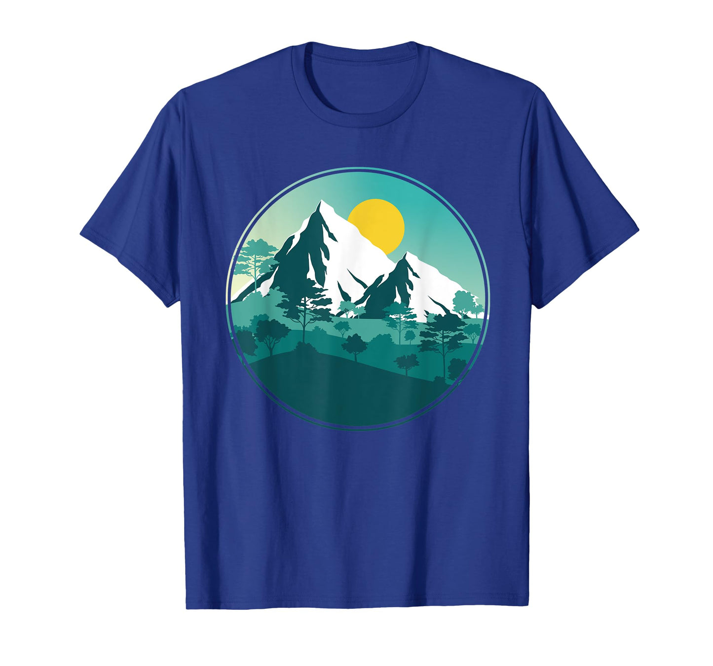 Outdoors Hiking Sunset Mountains Wildlife Forest Nature T-Shirt