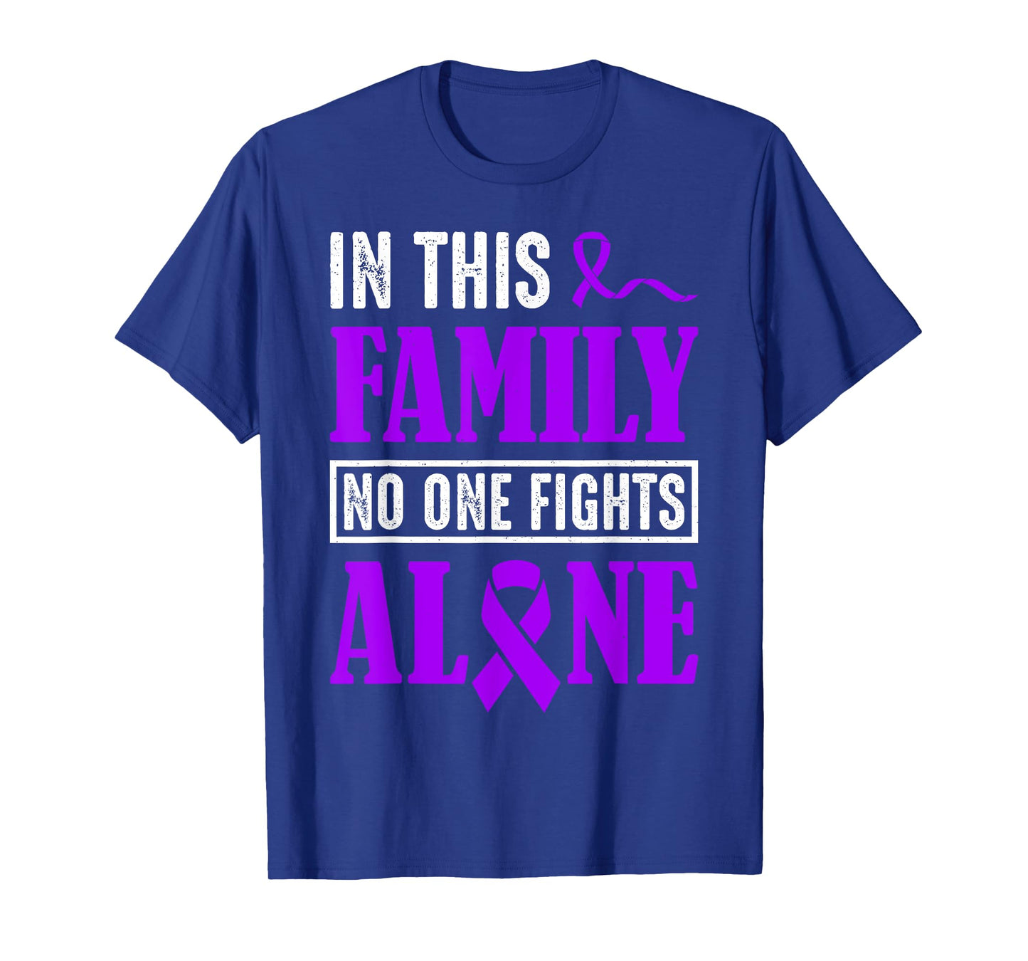 In This Family No Fights Alone Shirt Testicular Cancer Gifts T-Shirt