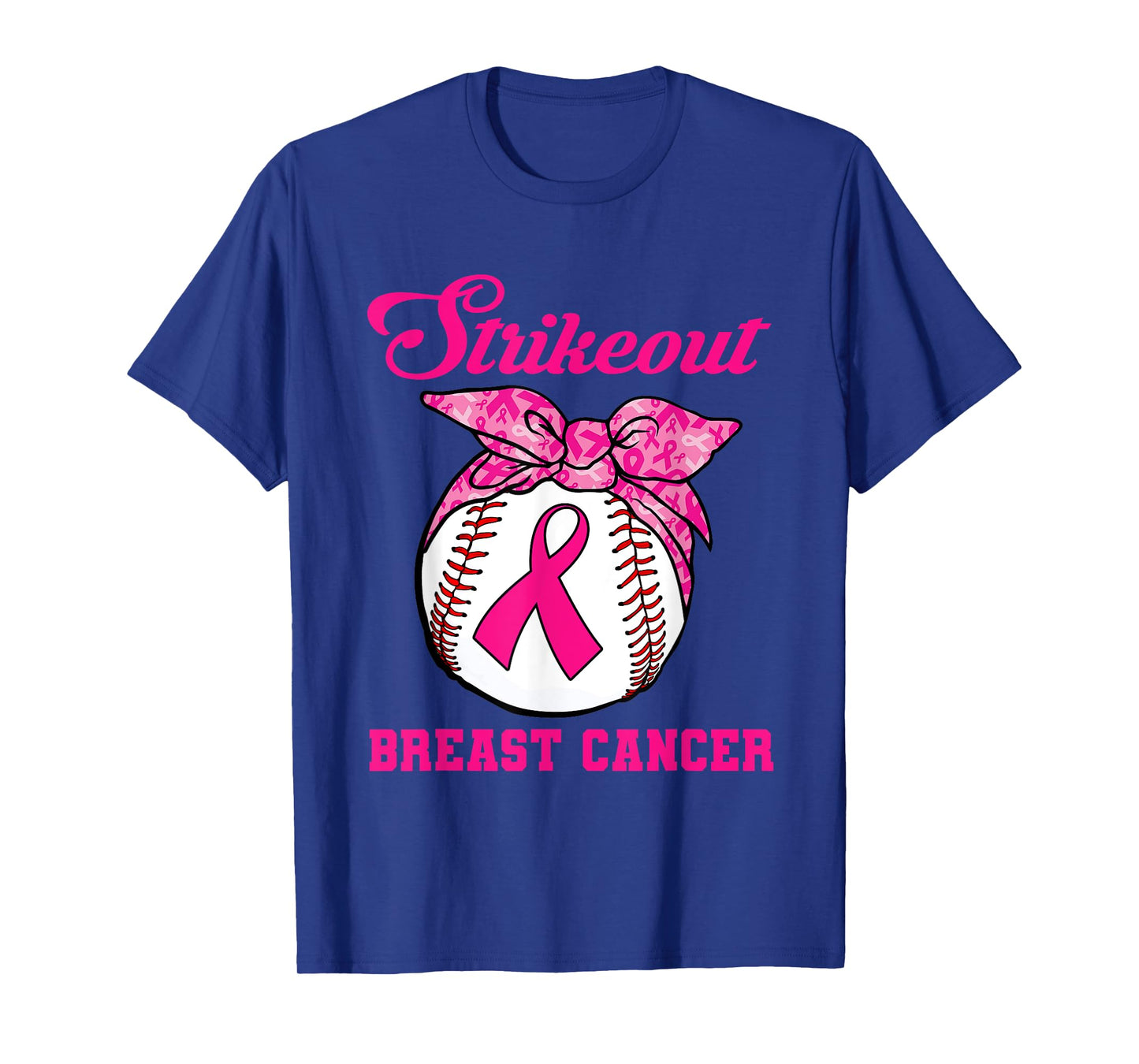 Strike Out Breast Cancer Awareness Baseball Fighters T-Shirt