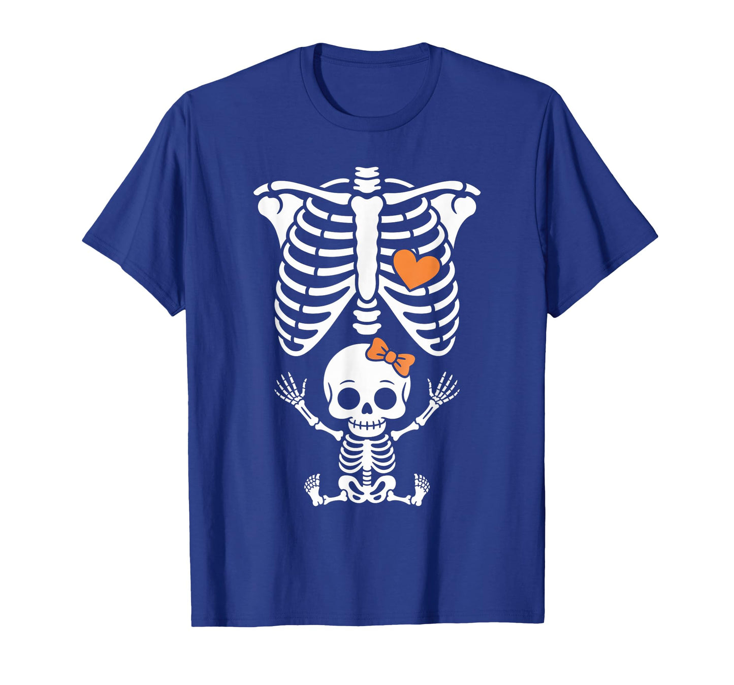 Baby Shower Skeleton Halloween Pregnancy Annoucement Girls T-Shirt