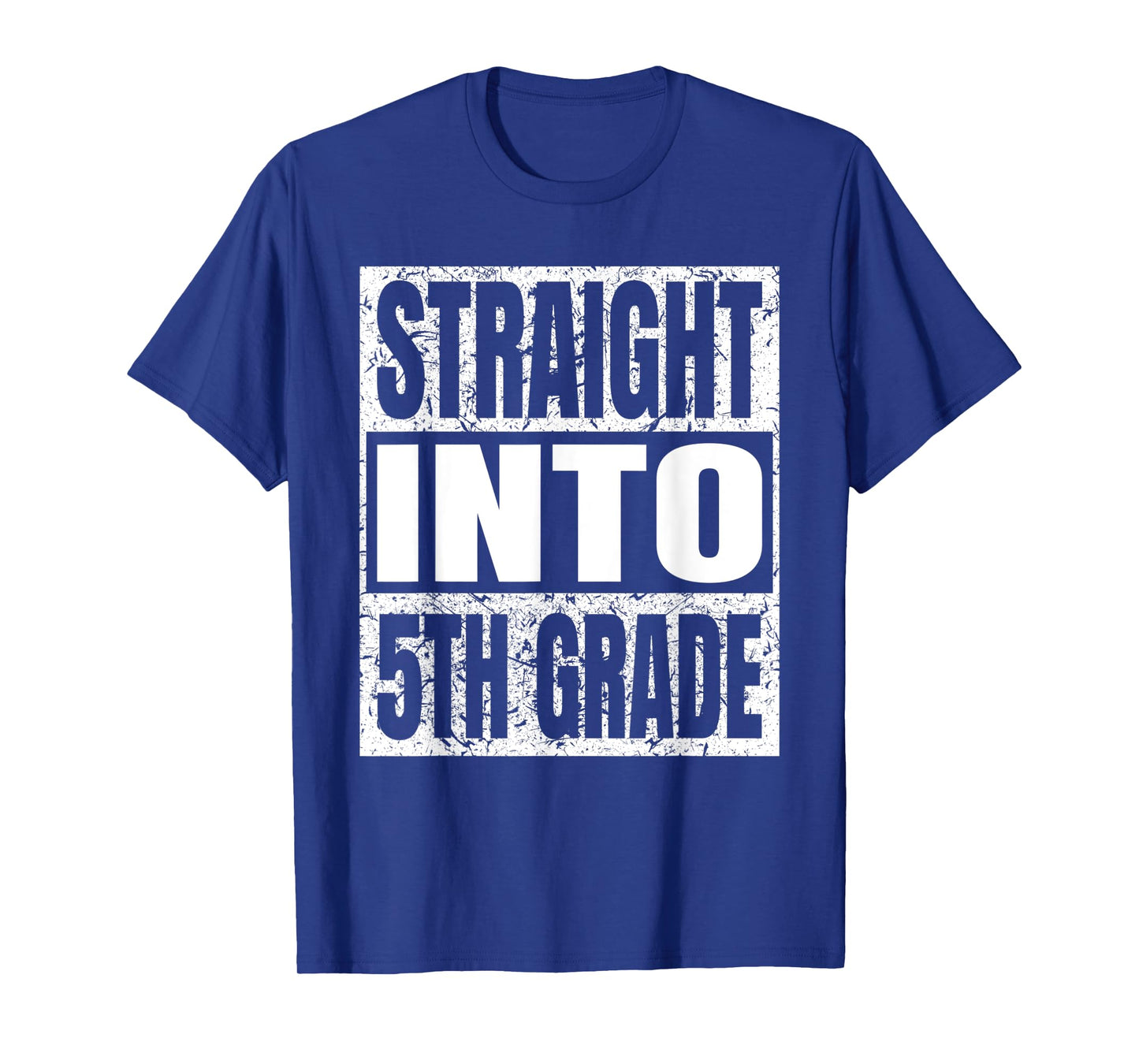 Straight Into 5th Grade Funny Tee Back To School Fifth Grade T-Shirt