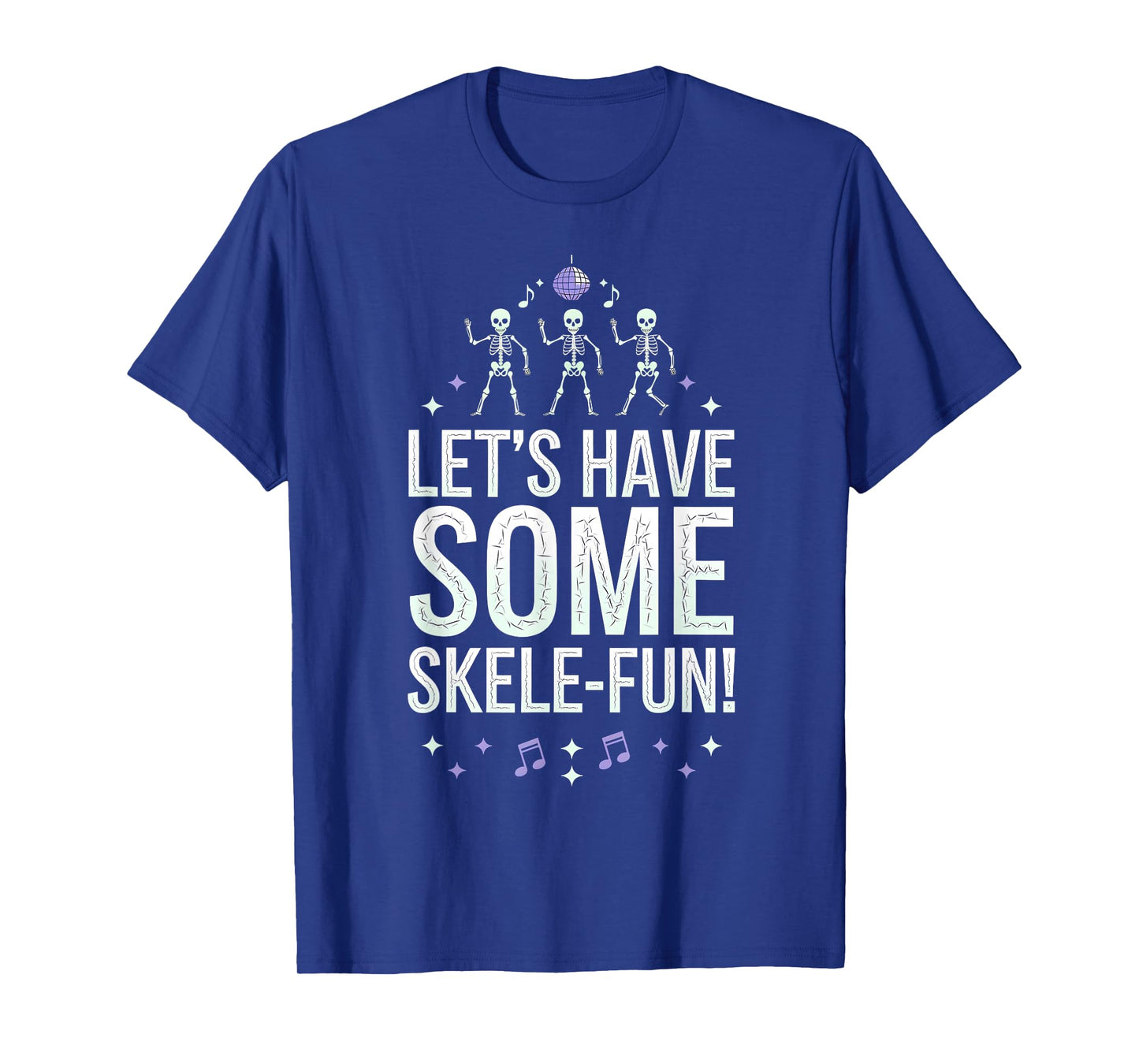 Funny Skeleton Halloween Quote Retro Skull Fall Design T-Shirt
