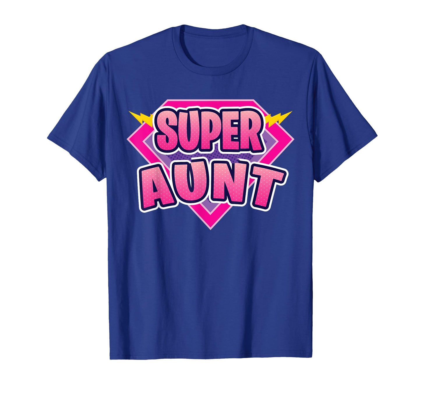 Super Aunt Superhero Grandmother Comic Book Funny Matching T-Shirt