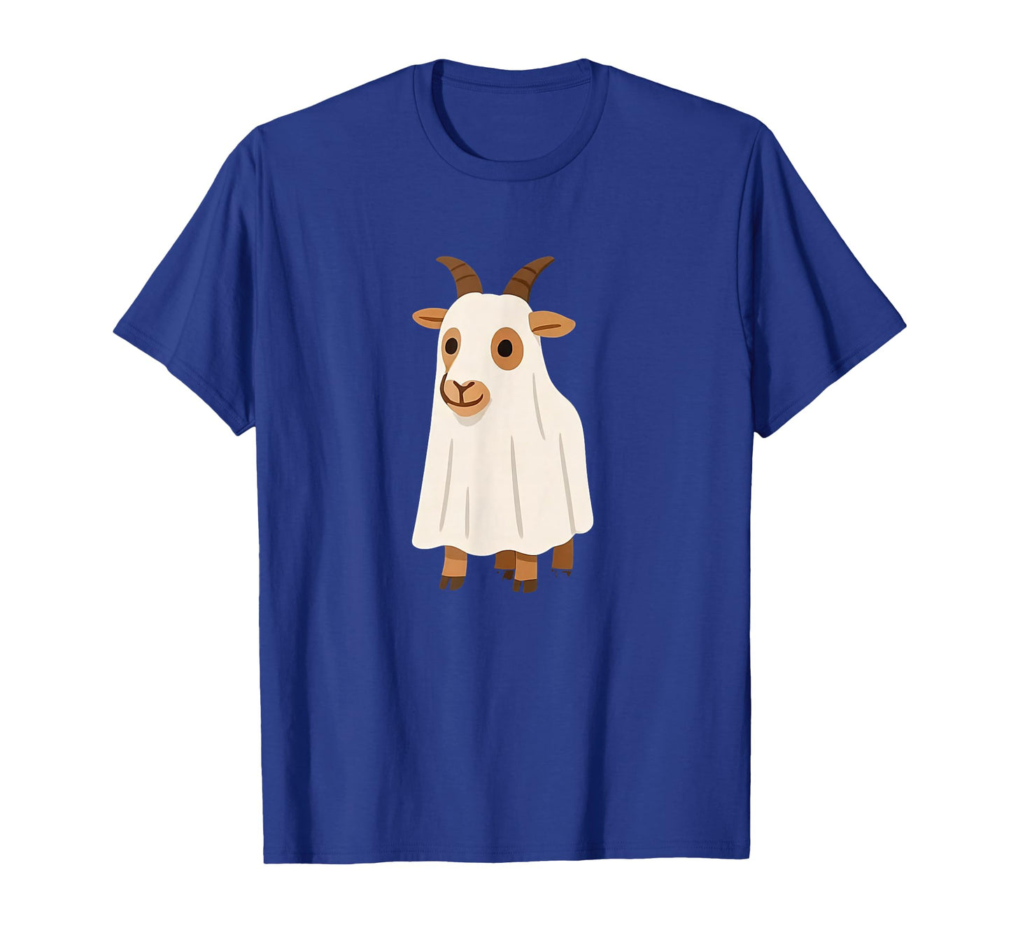 Goat Ghost Halloween Farmer Goat Lover Scary Spooky Season T-Shirt