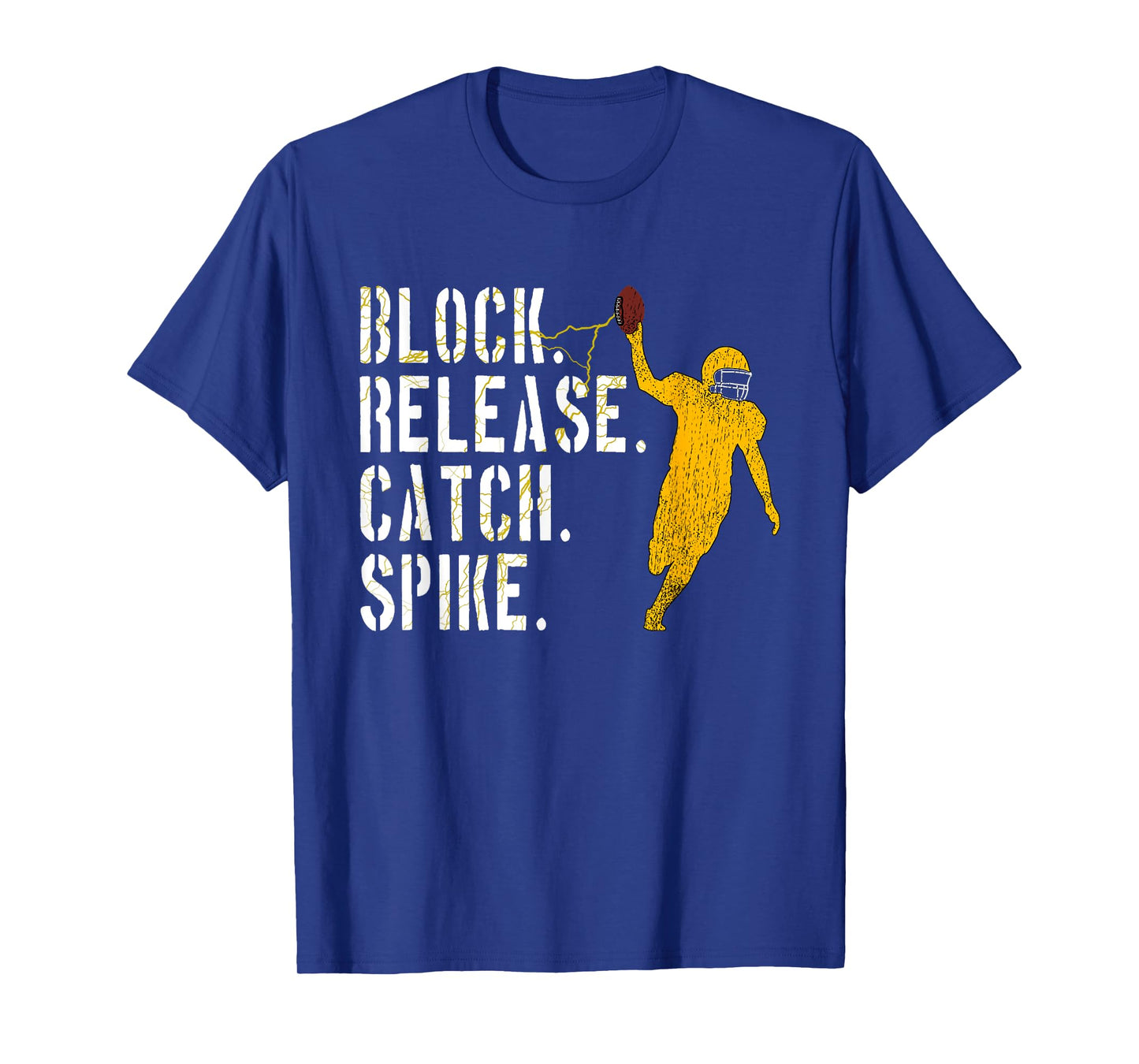 Block Release Catch Spike, National Tight End Day 2022 T-Shirt