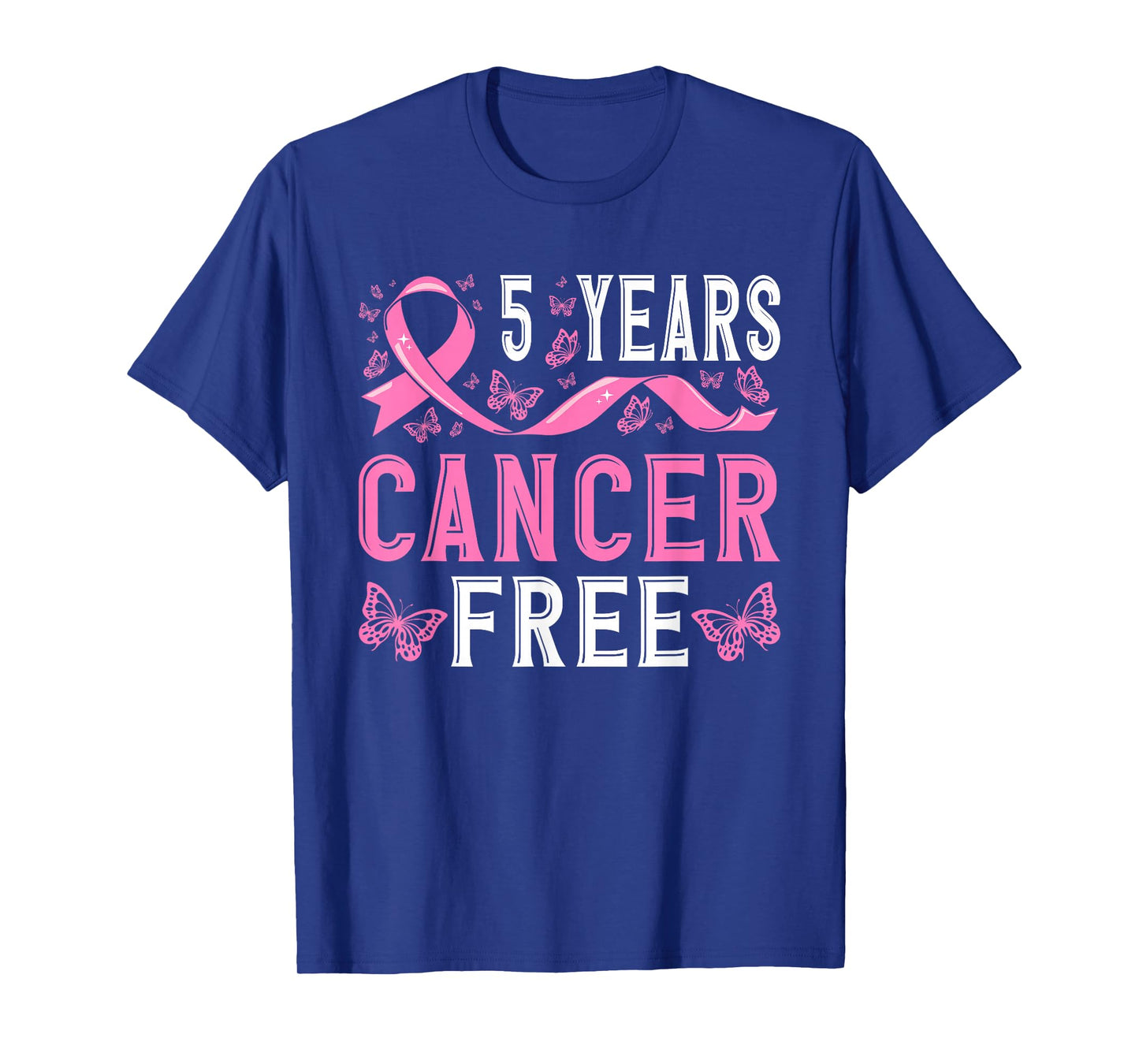 5 Years Breast Cancer Free Survivor Women T-Shirt