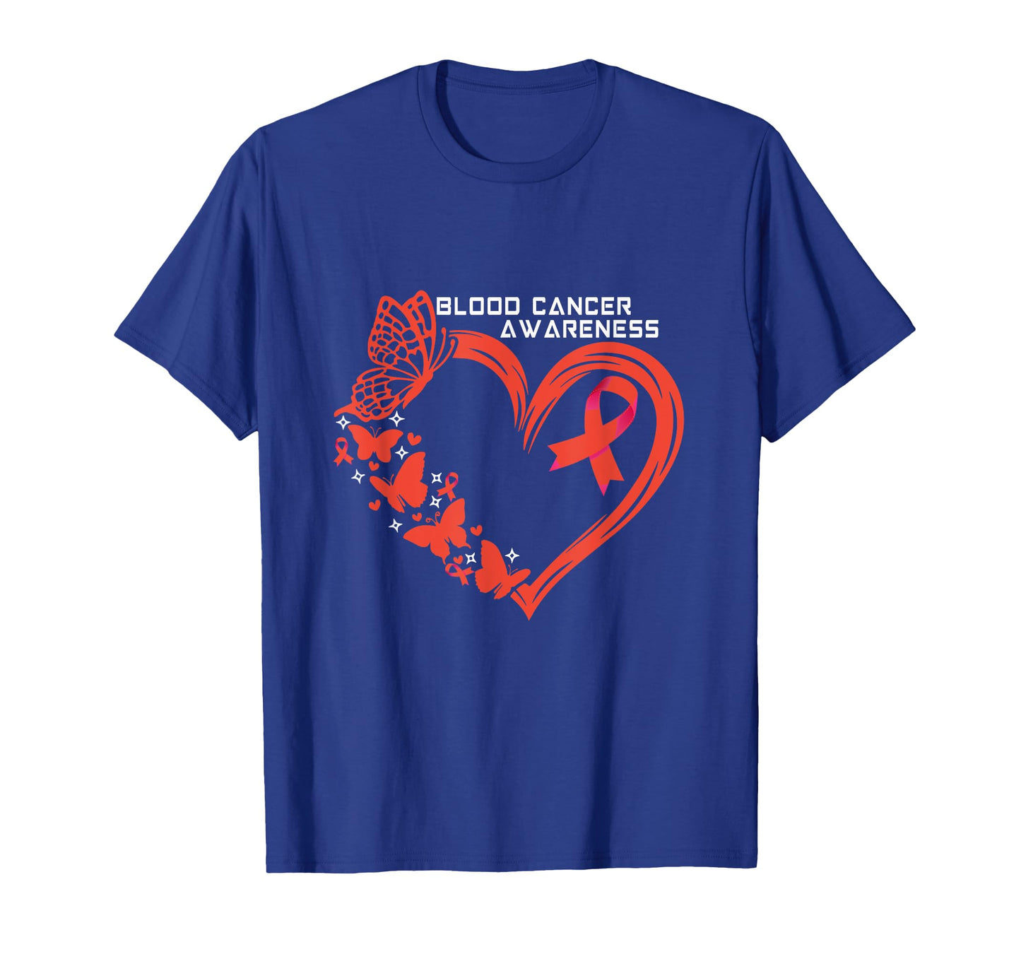 Blood Cancer Awareness Heart Blood Cancer Warrior T-Shirt