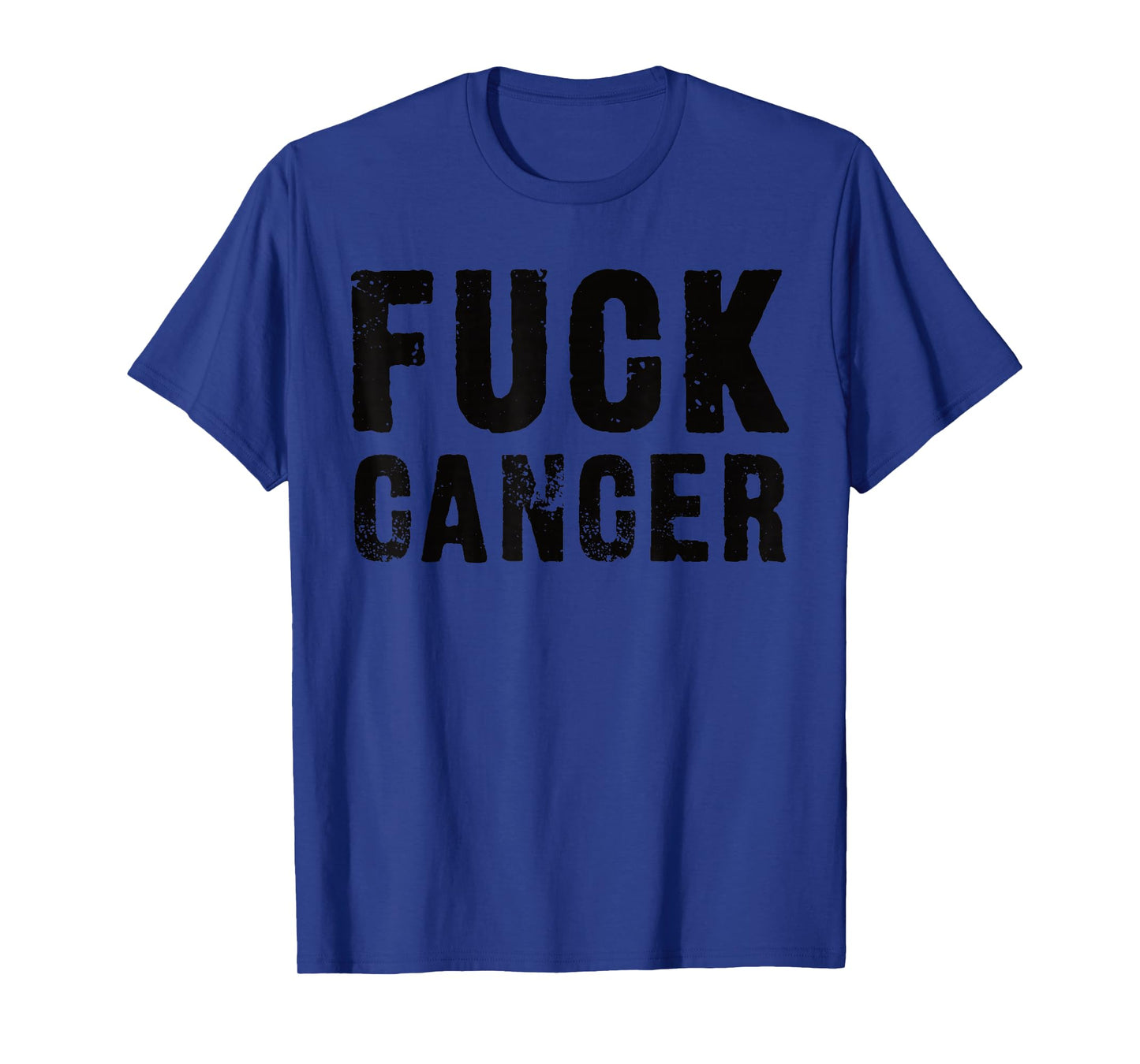Fuck Cancer Black Font T-Shirt