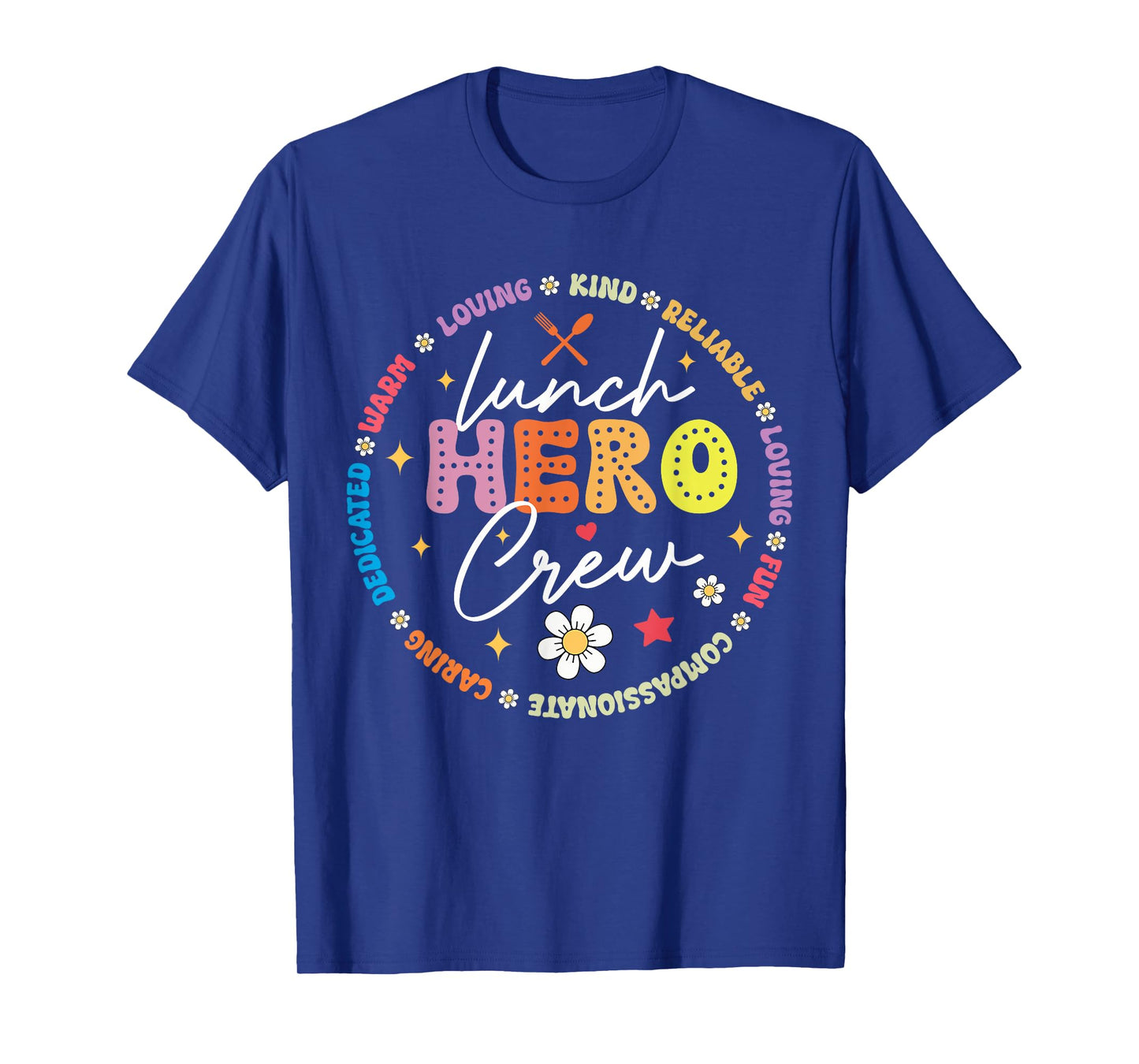 School Lunch Hero Crew Funny Cafeteria Workers Lunch Lady T-Shirt