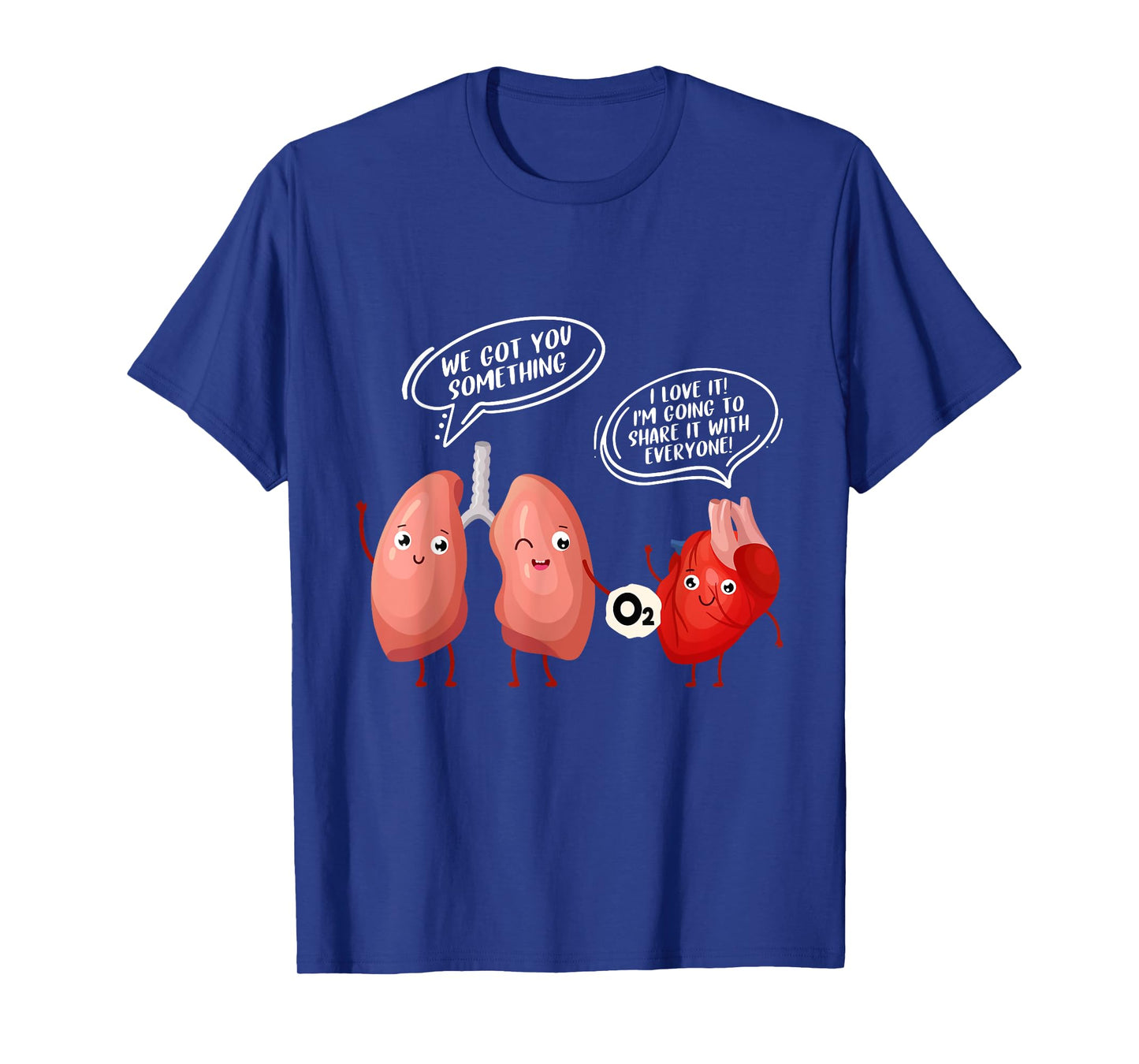 Oxygen For The Heart Lungs Doctor T-Shirt