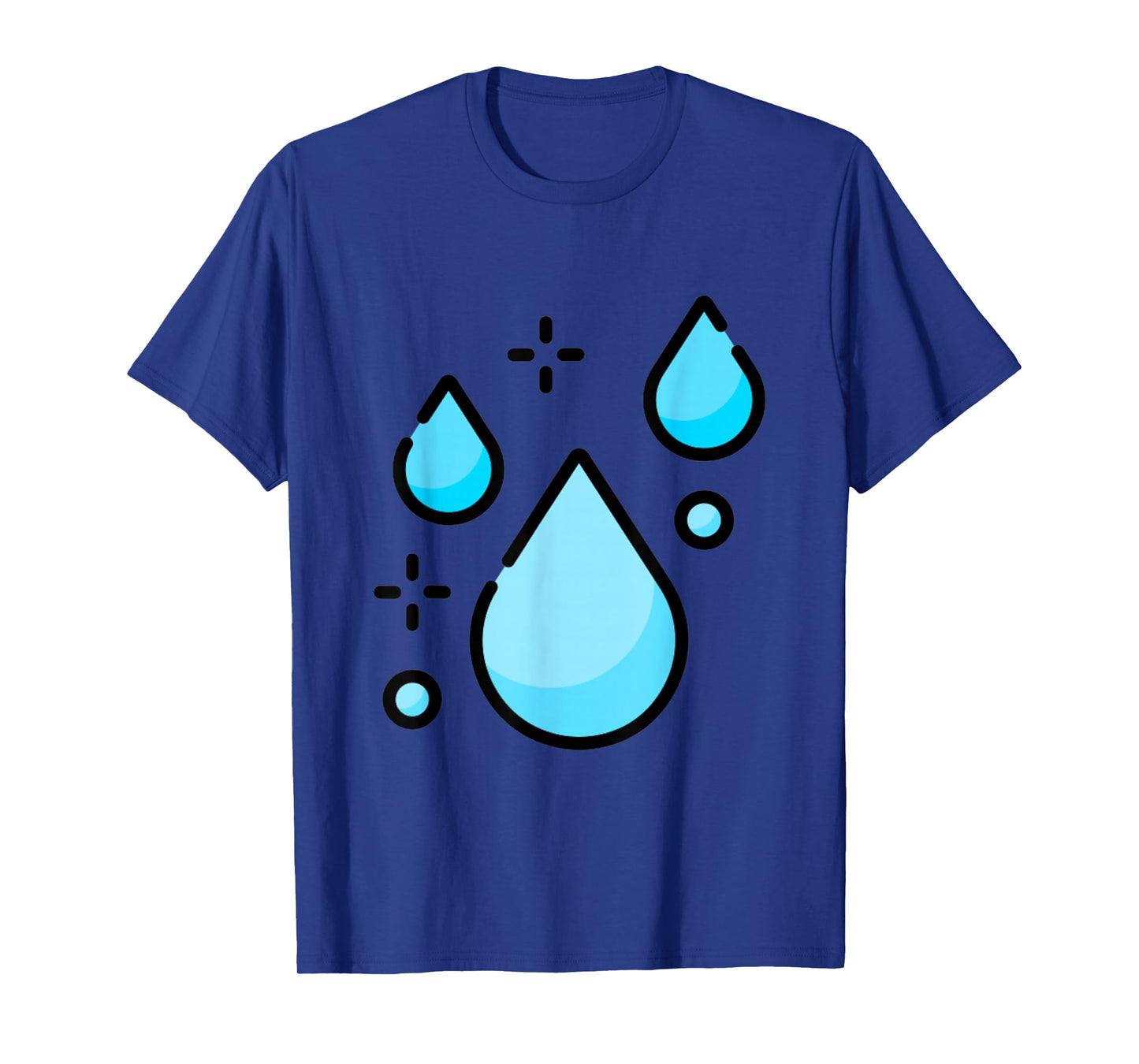Water Droplet Waterdrop Raindrop Water Lover Hydration T-Shirt