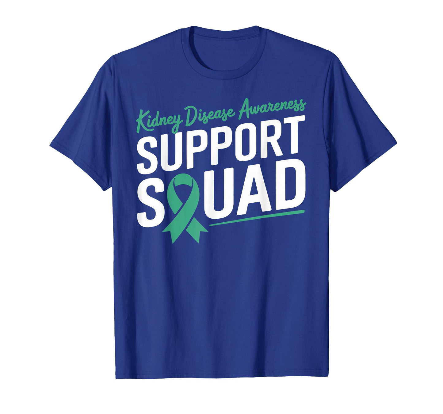 Green Ribbon Support Squad for Kidney disease Awareness T-Shirt