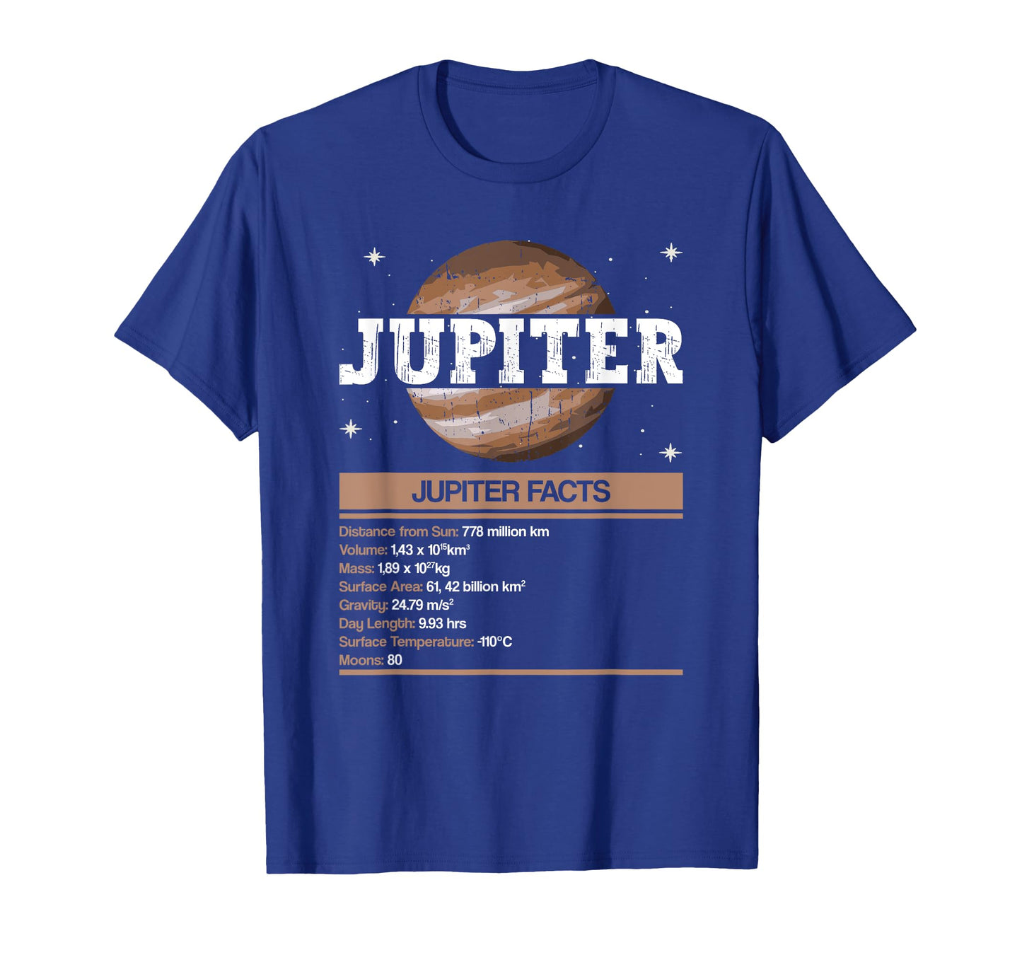 Jupiter Facts - Jupiter Planet Space Lover T-Shirt