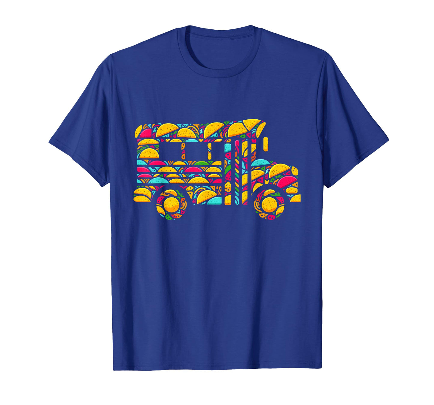 School Bus Tacos Kids Mens Womens Mexican Cinco De Mayo Taco T-Shirt