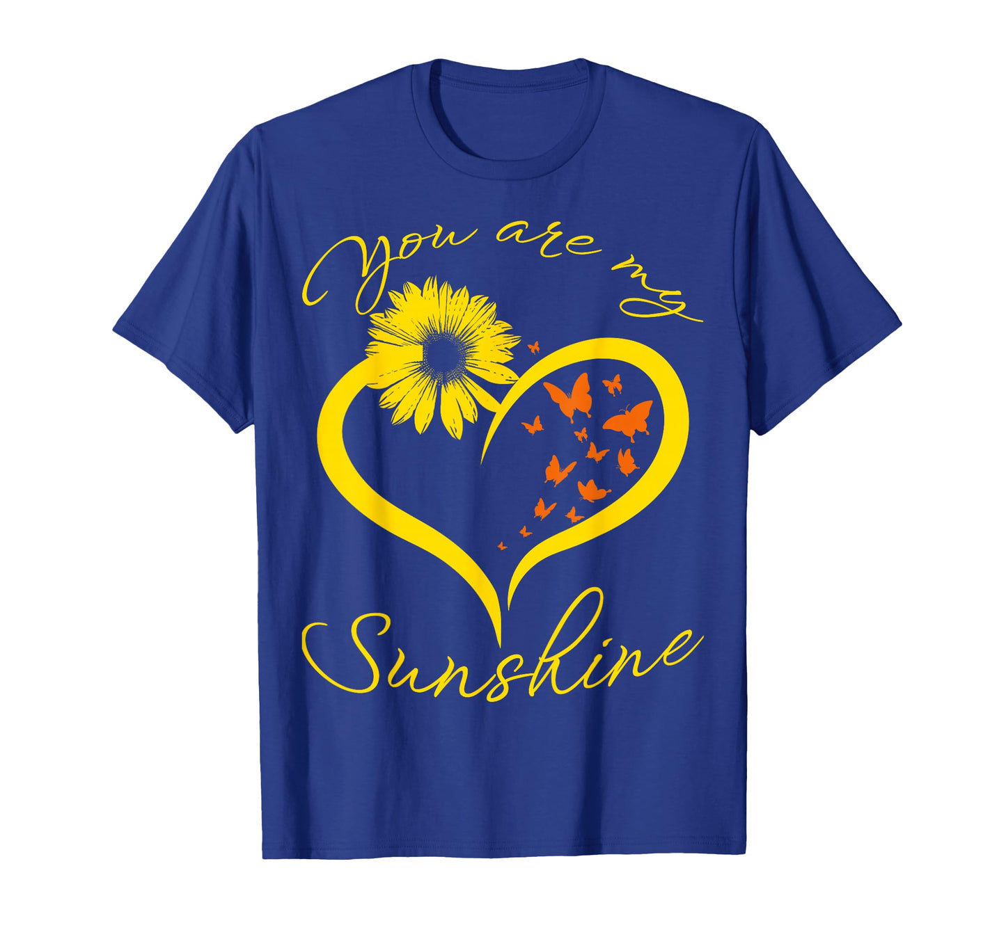 Butterfly You Are My Sunshine Sunflower Butterflies T-Shirt