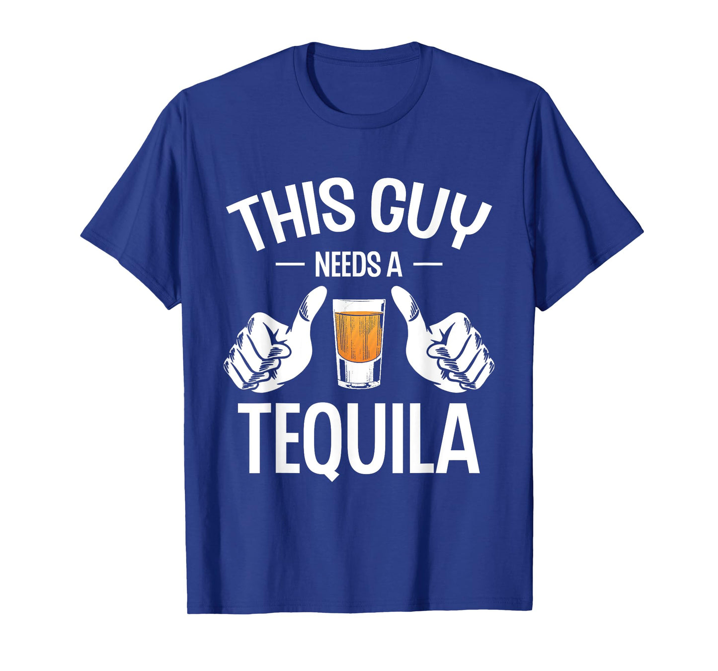 This Guy Needs A Tequila Tequilas Drinking Drink Tequila T-Shirt, Small, Black
